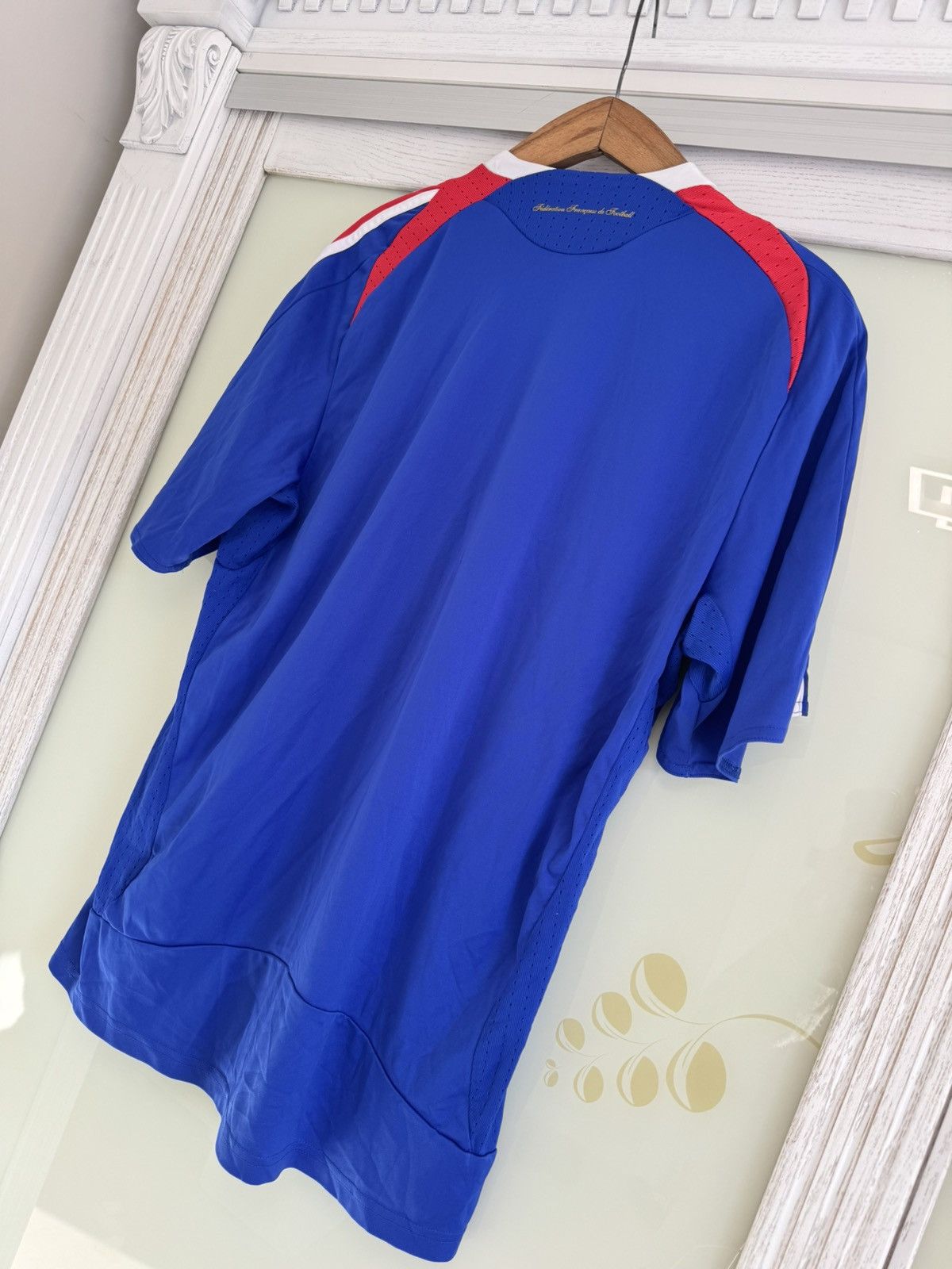 Adidas Vintage France 2008-2009 Home Soccer Jersey Football Shirt Size US L / EU 52-54 / 3 - 6 Thumbnail
