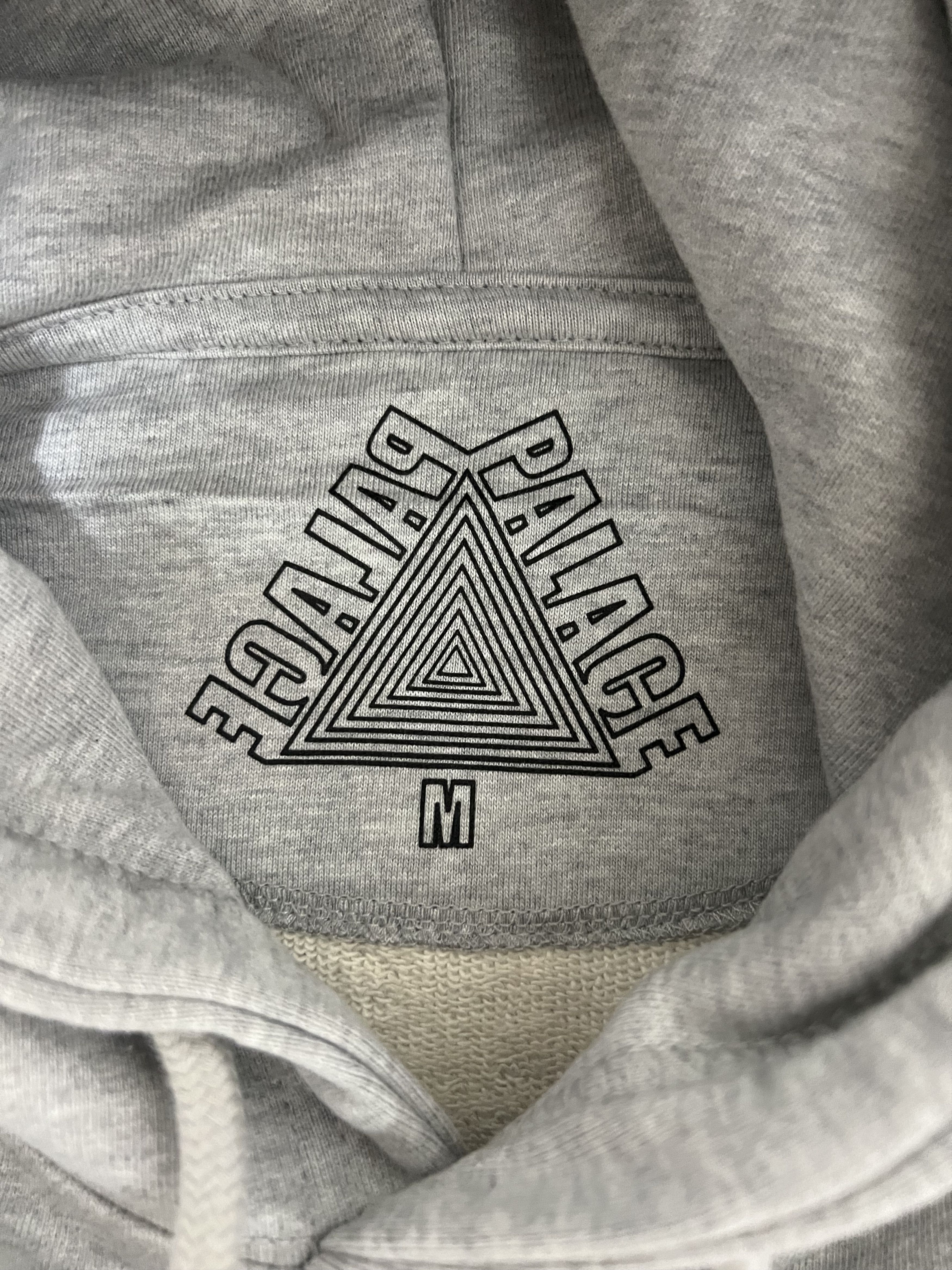 Palace 💚 2019 Palace Flocka P3 Hoodie Grey Marl Medium NEW Size US M / EU 48-50 / 2 - 7 Thumbnail