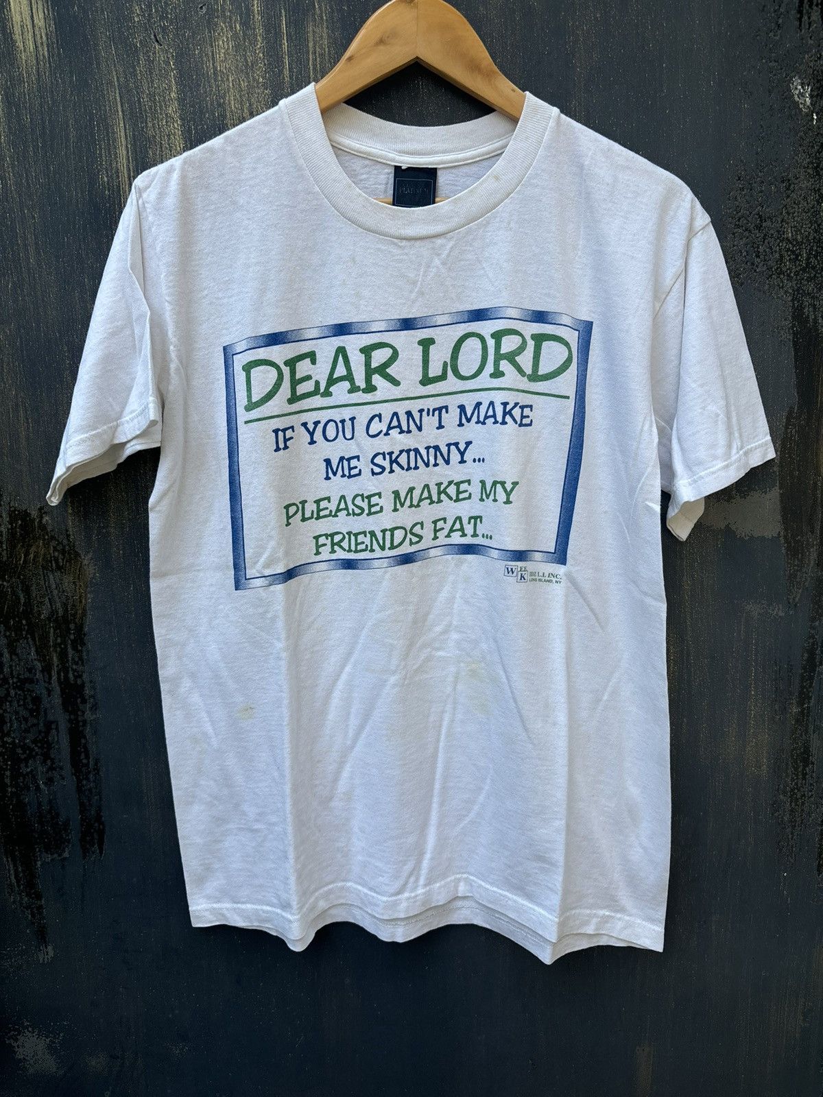 Vintage RARE! Vintage 90’s Art Wording Parody Size US L / EU 52-54 / 3 - 2 Thumbnail