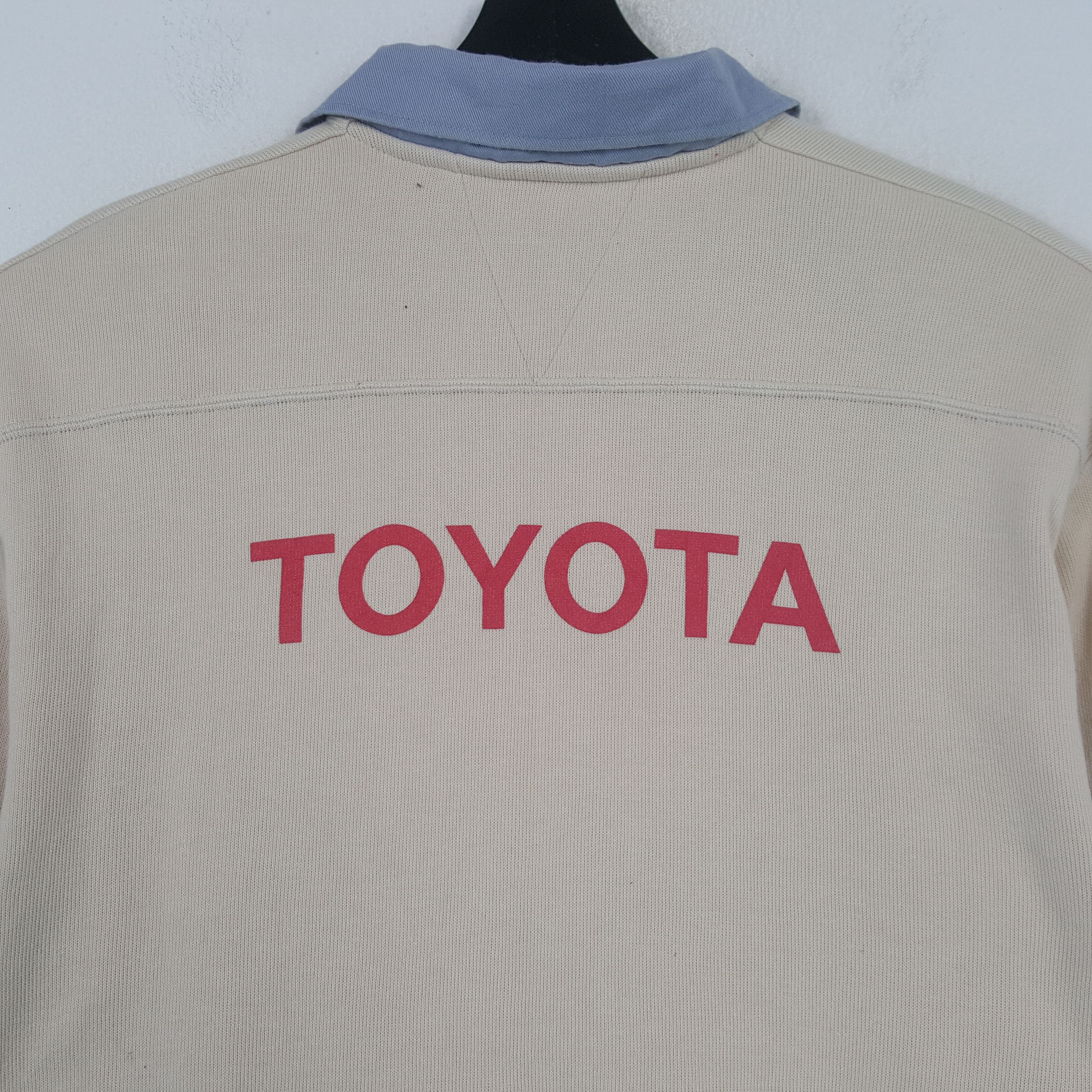 Japanese Brand TOYOTA Japanese Motorsports Collar Sweatshirt C296N5 Size US S / EU 44-46 / 1 - 2 Thumbnail