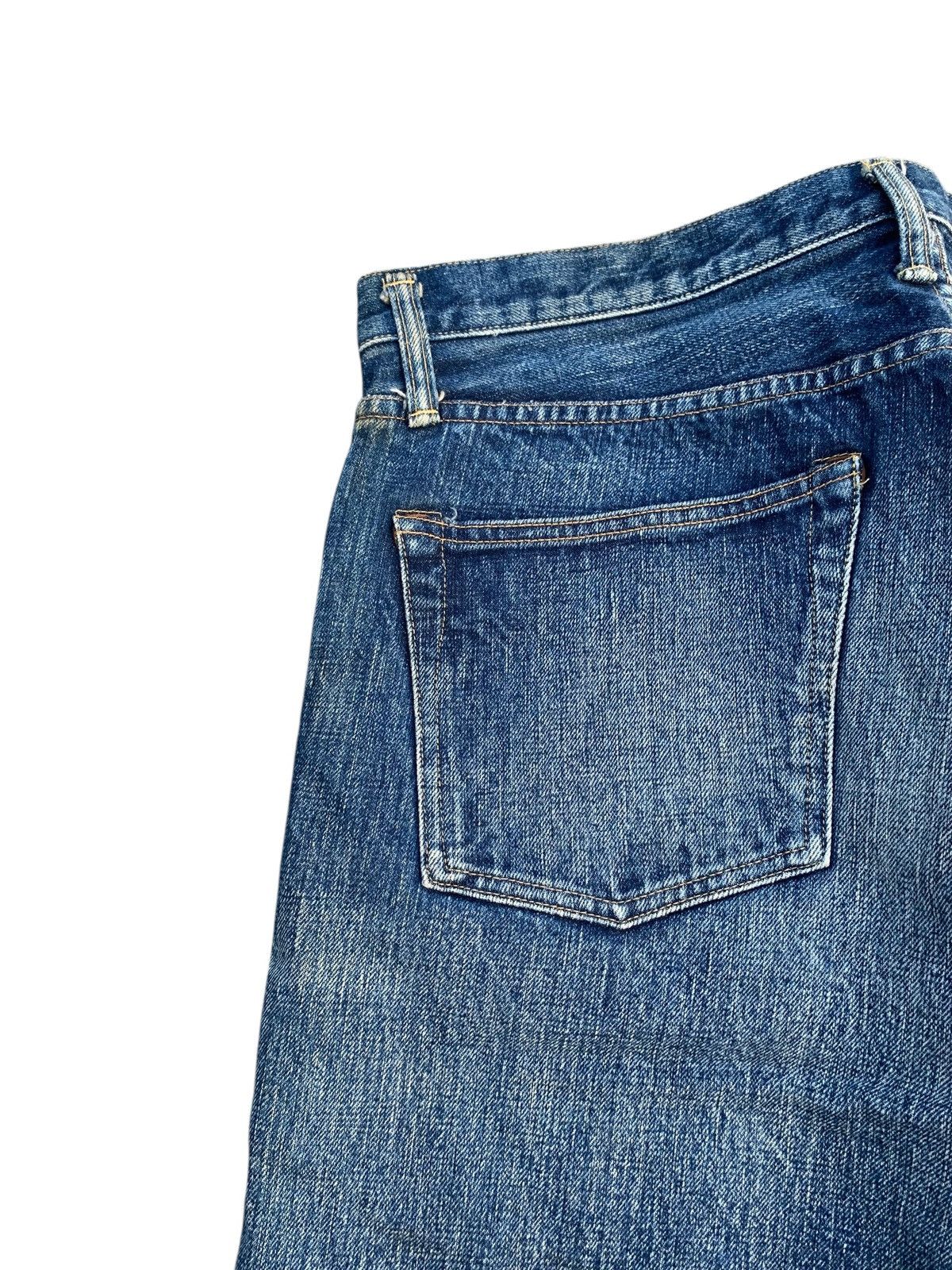 Kapital VINTAGE BURGUS PLUS SELVEDGE BUTTON FLY JAPANESE RAW DENIM Size US 32 / EU 48 - 20 Thumbnail
