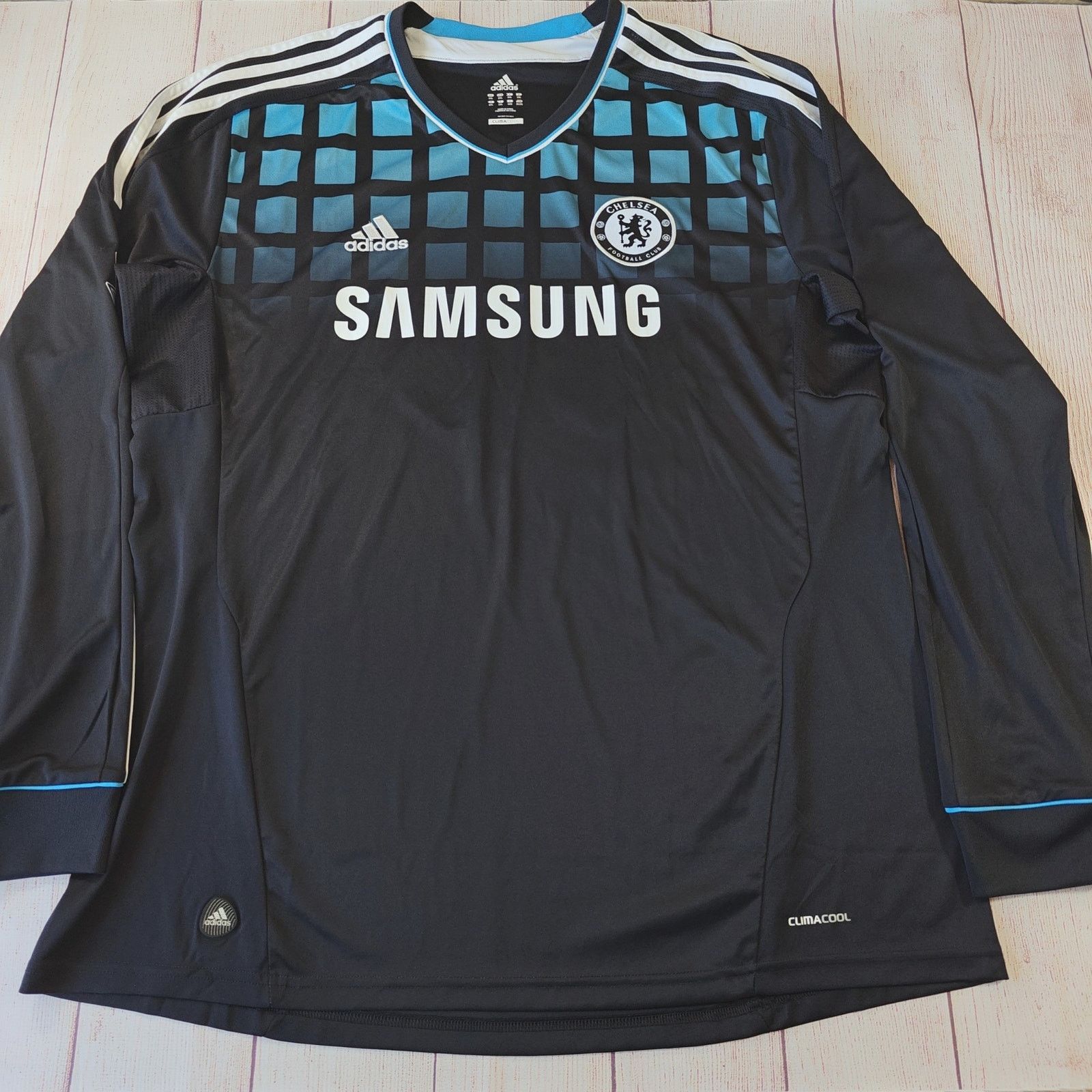 Adidas Chelsea Away 2011-2012 Football #15 Malouda Jersey sz 2XL Size US XXL / EU 58 / 5 - 1 Thumbnail
