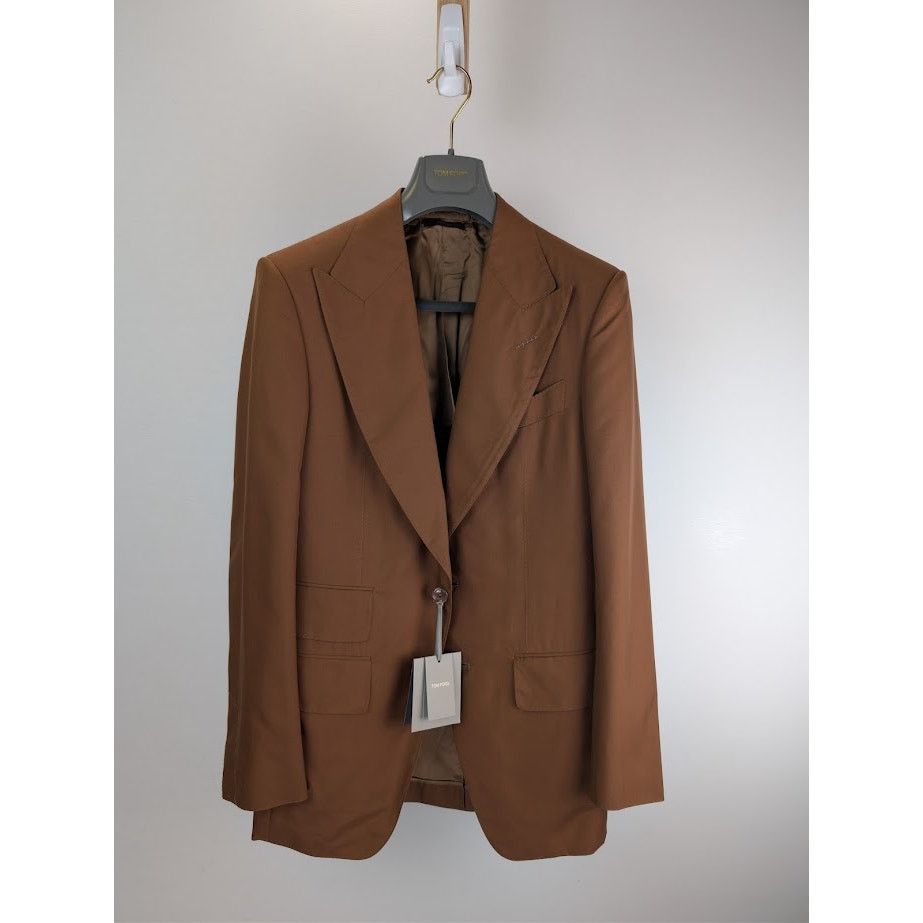 Tom Ford o1rshd1 Blazer Jacket in Brown Size US S / EU 44-46 / 1 - 1 Thumbnail