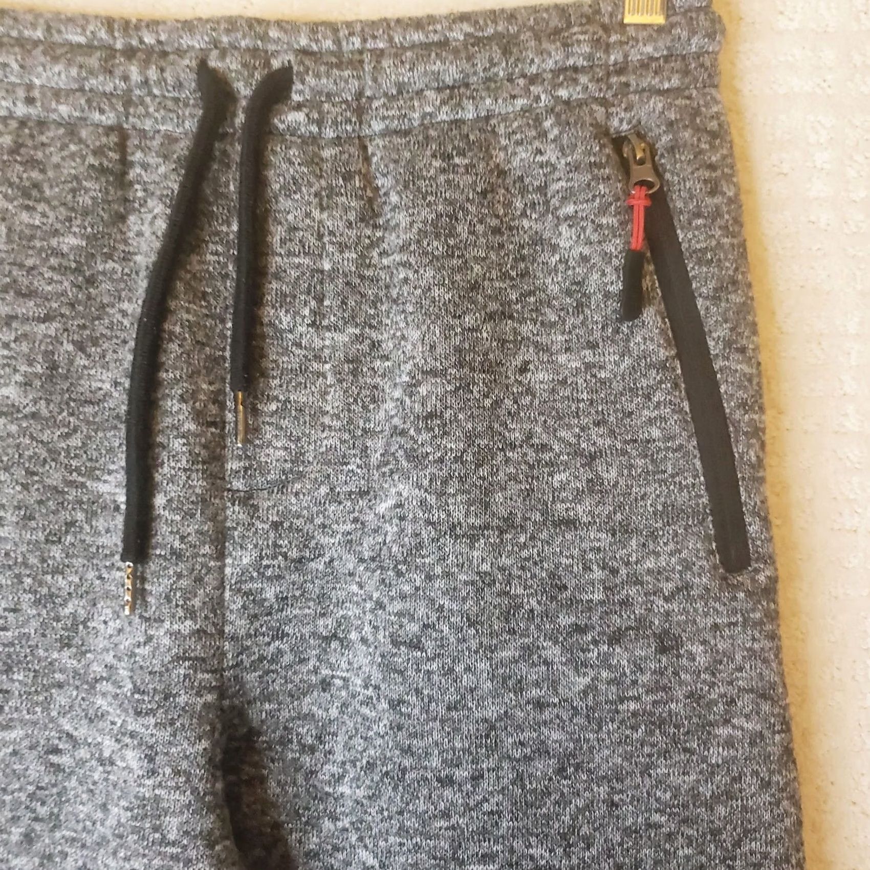 Vintage Logan and Martin Sport NYC Men's Gray M Joggers Knit Fleece Size US 31 - 4 Thumbnail