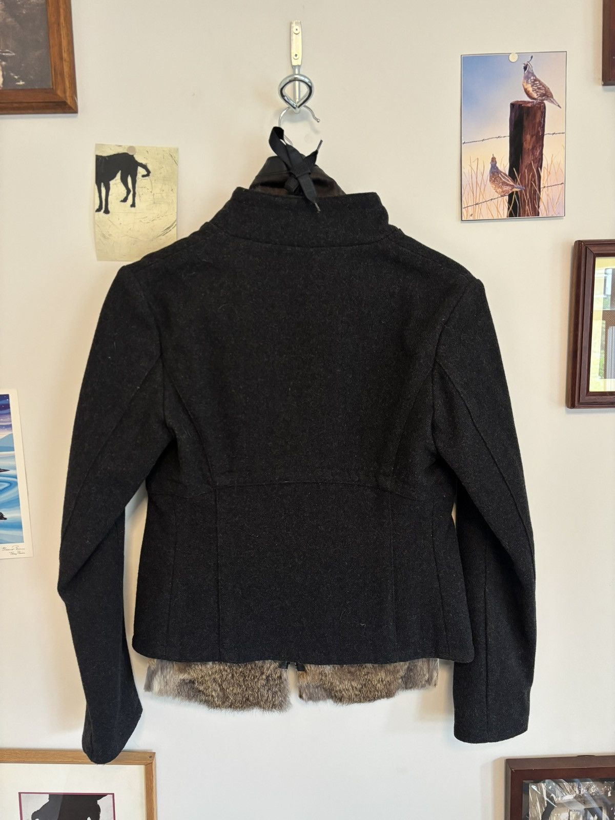 Dirk Bikkembergs Dirk Bikkembergs 2-piece Rabbit Fur Lined Jacket Size S / US 4 / IT 40 - 2 Thumbnail