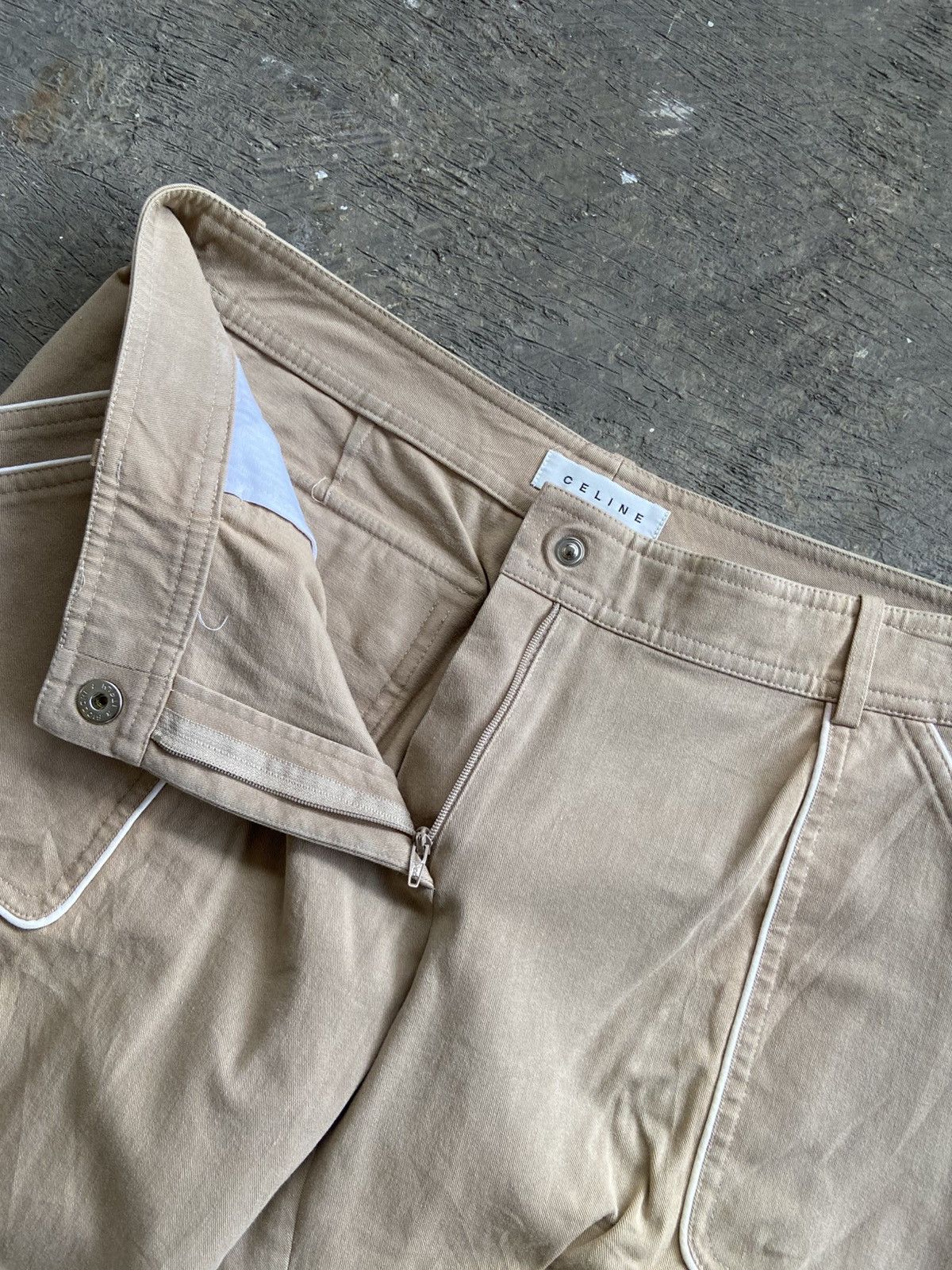 Celine 2000s Celine - Fatigue Double Pocket Pants Size 33" - 4 Thumbnail
