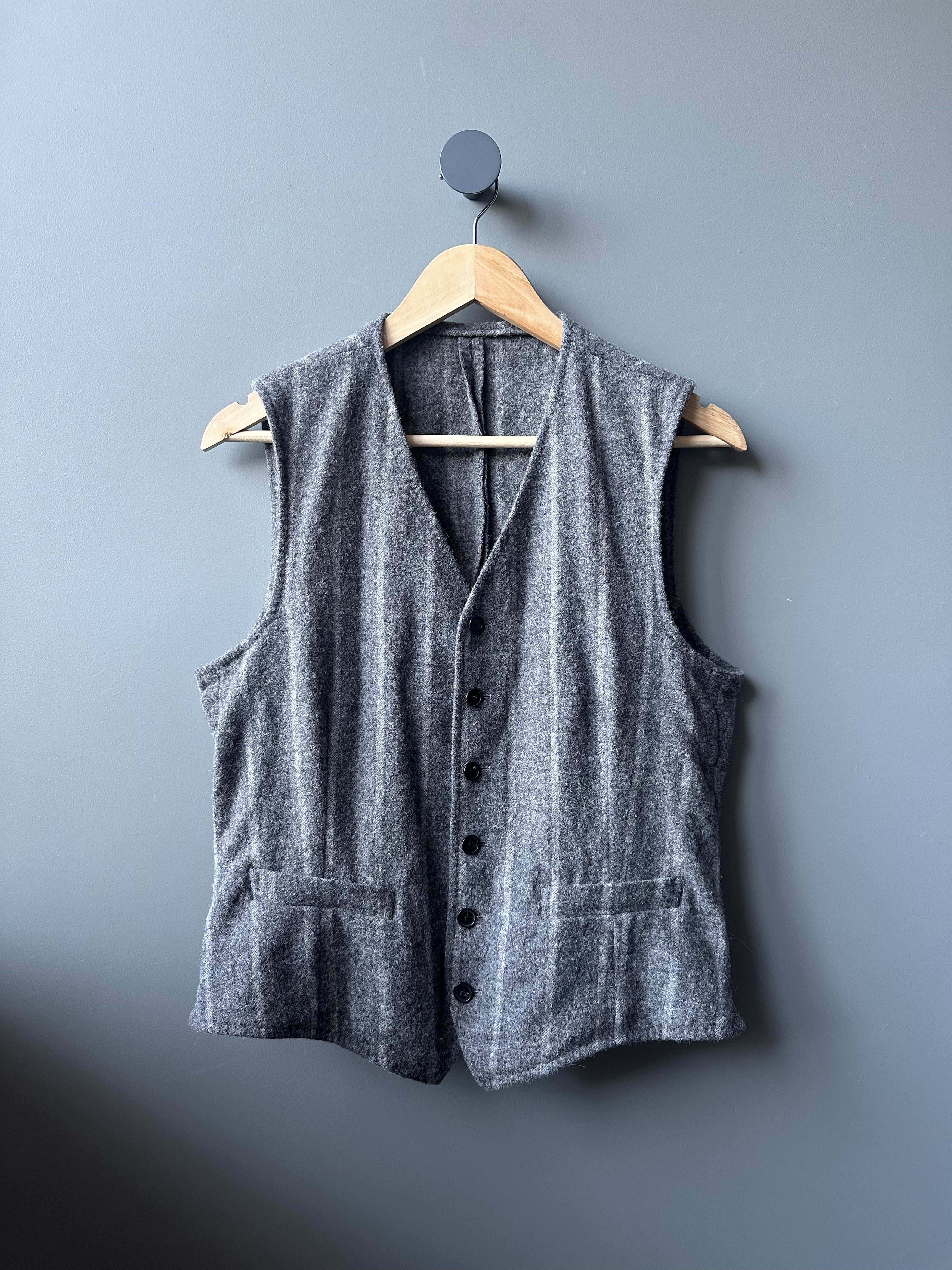 Lardini Lardini Stripped Alpaca Wool Vest Size 48R Size 48R - 1 Thumbnail