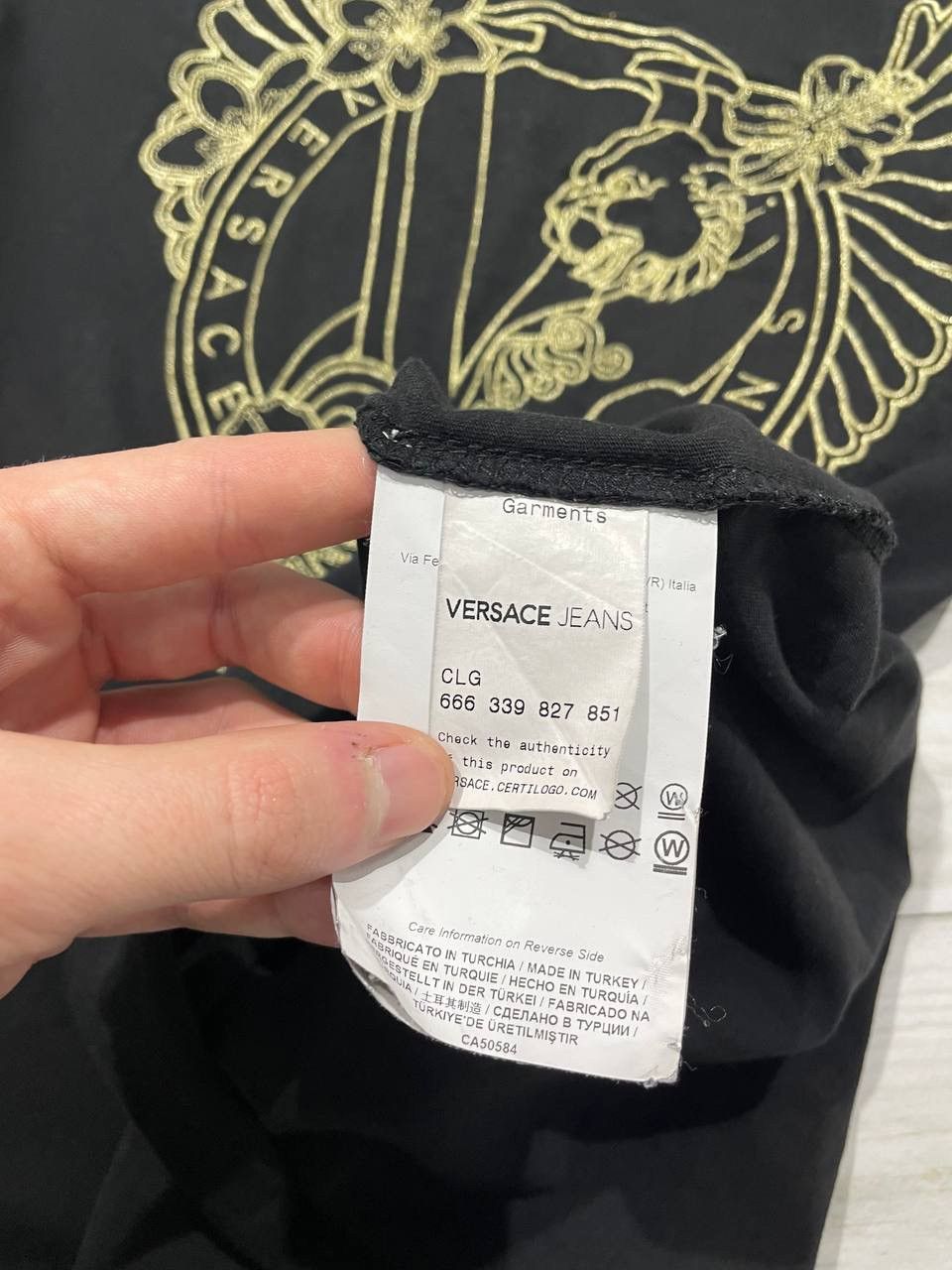 Versace Versace Jeans Lion Flowers T-Shirt Big Logo Size US L / EU 52-54 / 3 - 9 Thumbnail