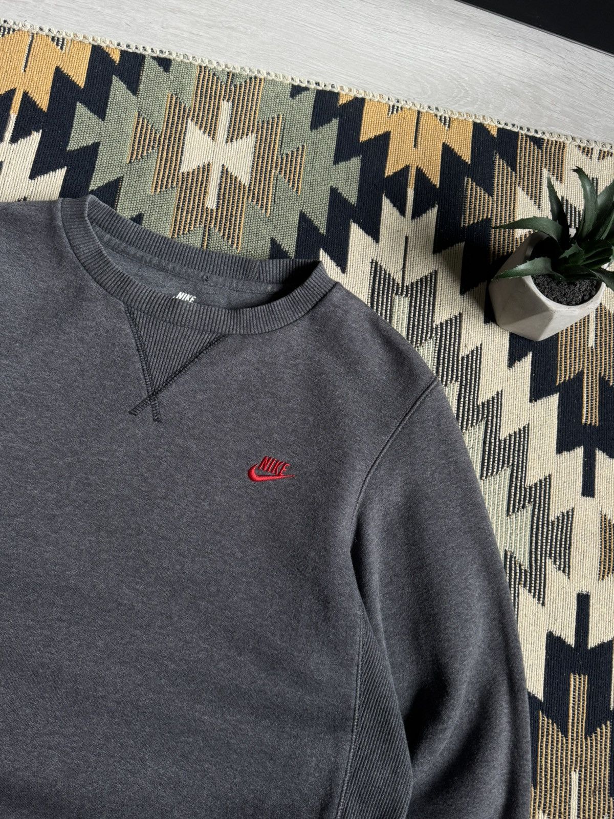 Nike × Vintage Vintage Nike Logo Basic Sweatshirt Size US M / EU 48-50 / 2 - 5 Thumbnail