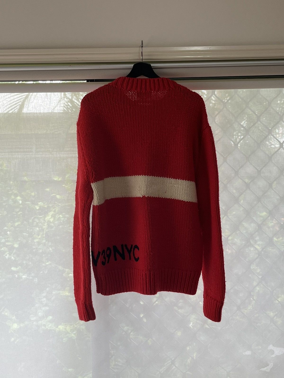 Calvin Klein 205W39NYC CK205W39NYC Distressed Knit Sweater Size US M / EU 48-50 / 2 - 2 Thumbnail