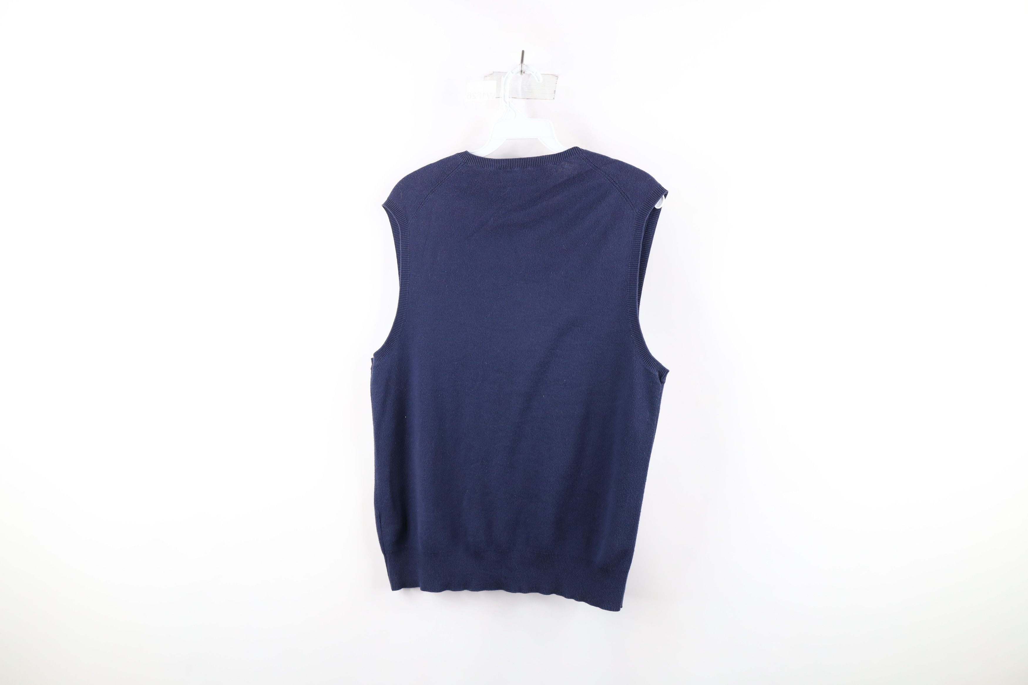 Polo Ralph Lauren Vintage 90s Ralph Lauren Pima Cotton Knit Sweater Vest Blue Size US S / EU 44-46 / 1 - 7 Thumbnail
