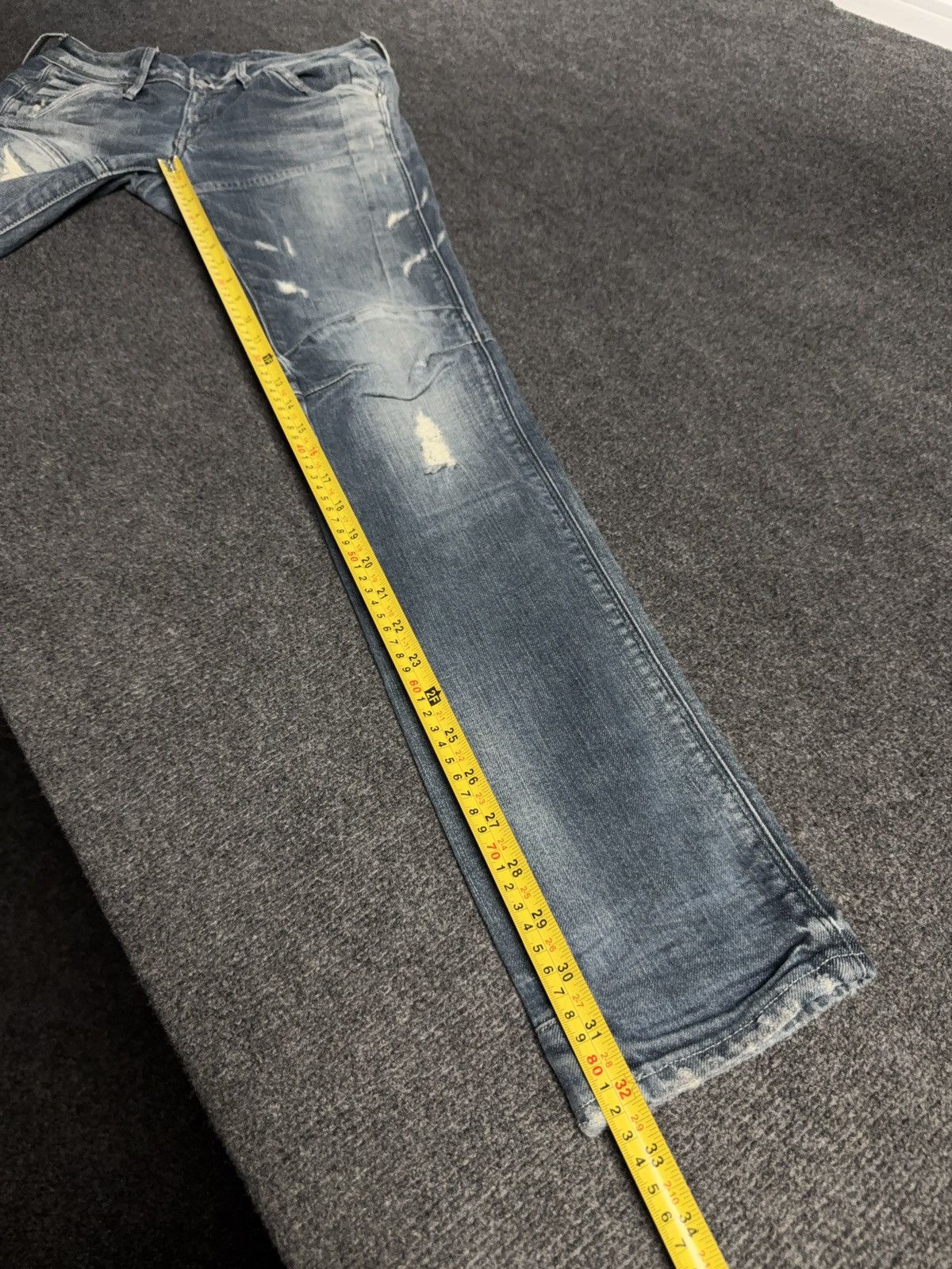 G-Star G-Star RAW Avant Garde Rock Punk 3D Distressed Biker Jeans Size 27" / US 4 / IT 40 - 20 Thumbnail