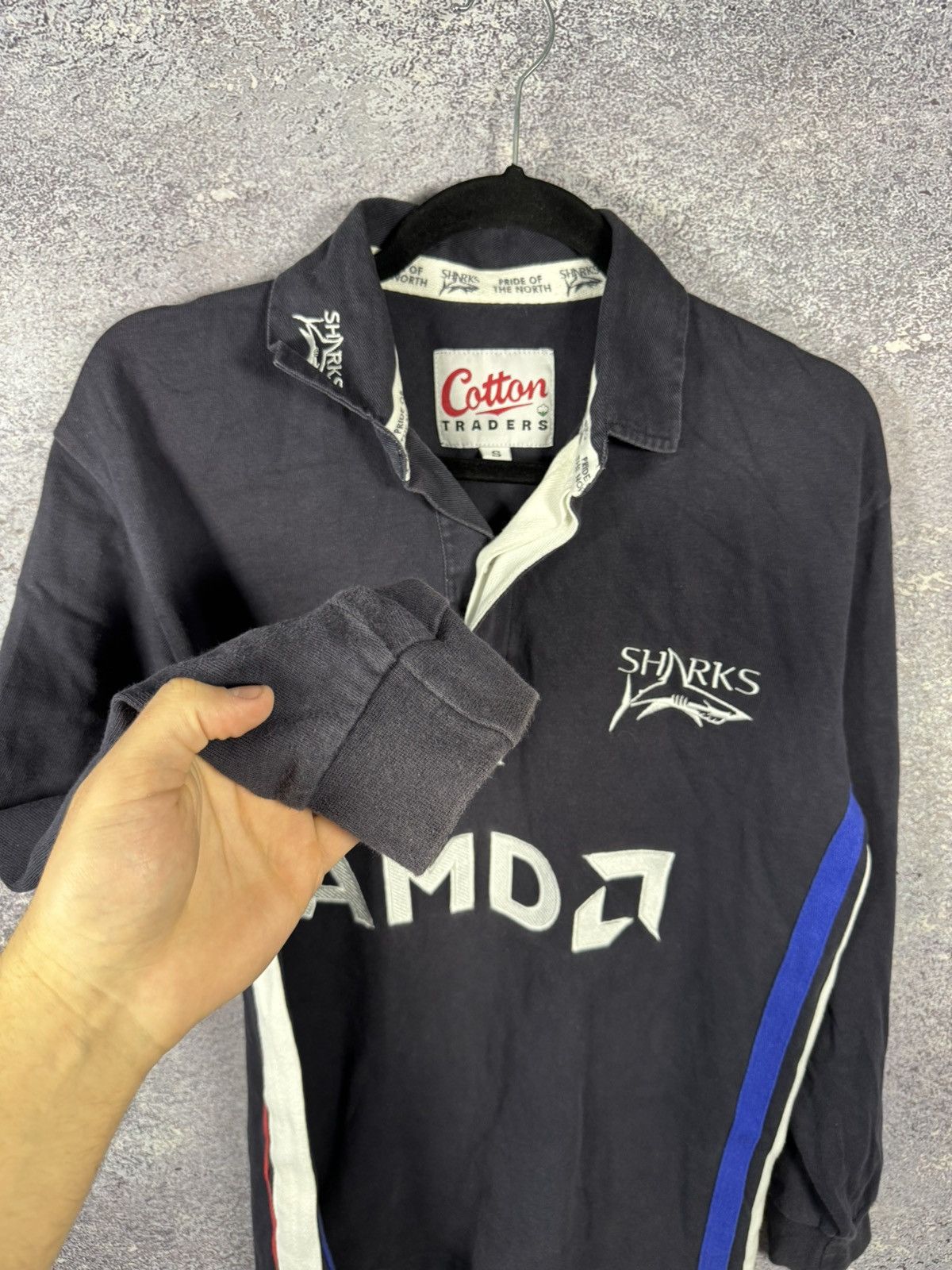 Cotton Traders × Vintage Vintage Sale Sharks Rugby Jersey Large Cotton Traders 2004 Size US S / EU 44-46 / 1 - 12 Thumbnail