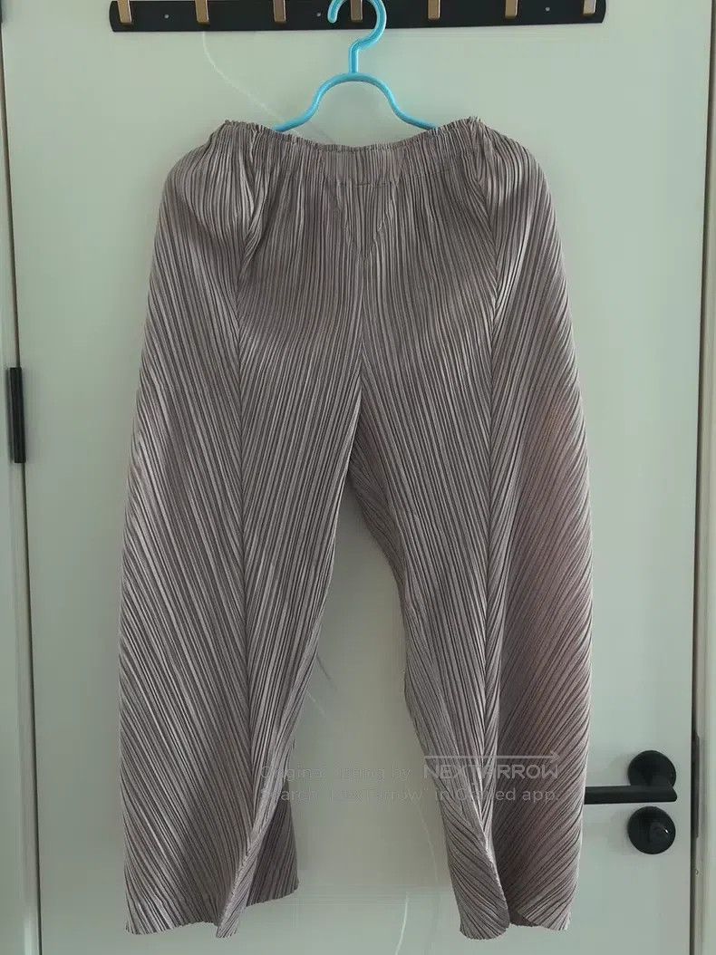 Issey Miyake Issey Miyake size;3 Champagne Gold Pants Size 22" - 1 Thumbnail