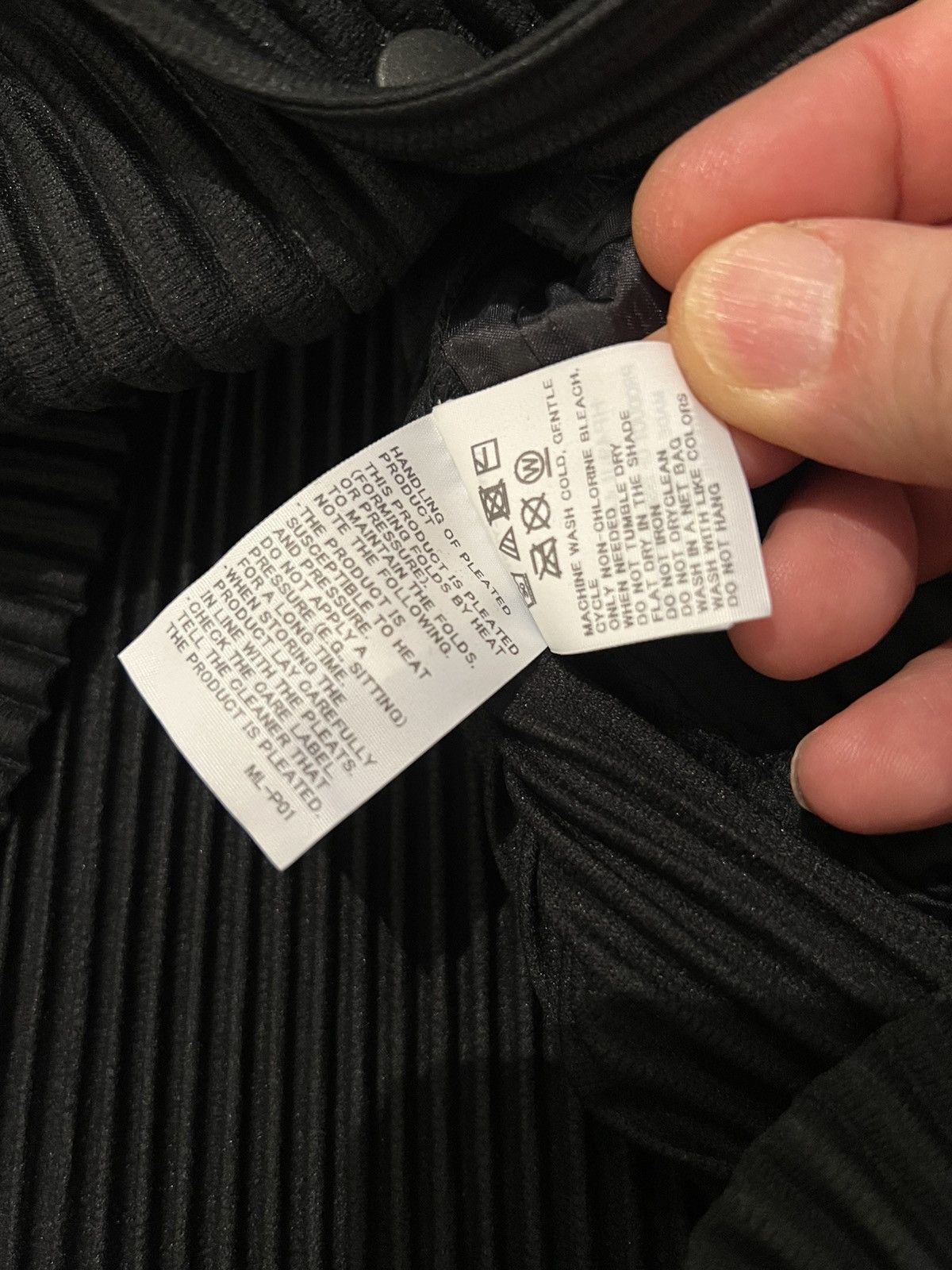 Issey Miyake HOMME PLISSÉ ISSEY MIYAKE Jacket cardigan Black 2 Medium Size US M / EU 48-50 / 2 - 10 Thumbnail