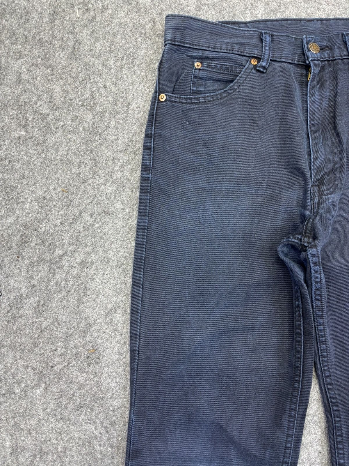 Levi's 💥Flare💥Vintage 90s Levis 517 Black Wash Denim F868 Size US 32 / EU 48 - 4 Thumbnail