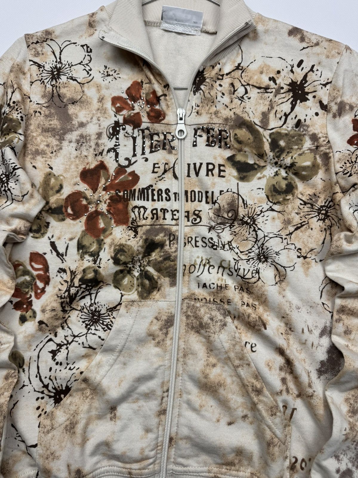 Japanese Brand Vintage JPG Ed Hardy Style Overprint Jacket Size S / US 4 / IT 40 - 5 Thumbnail