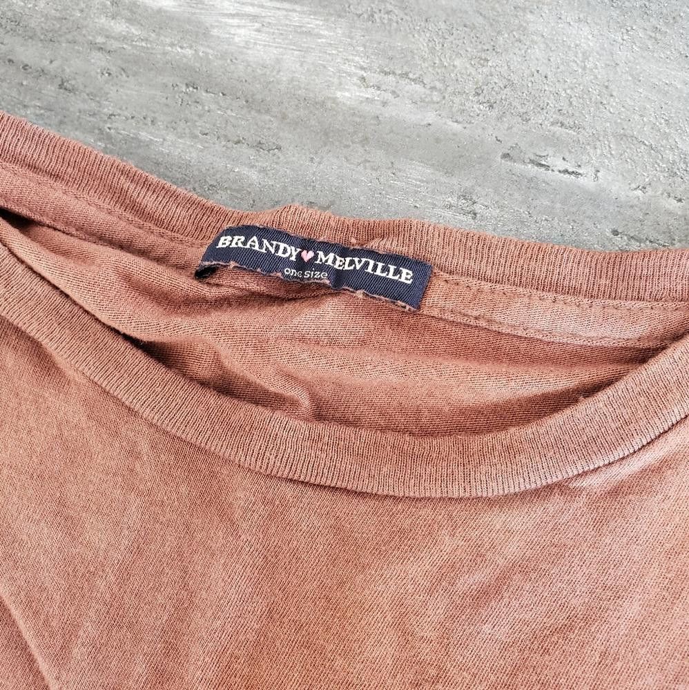 Designer Chocolate Basic Melville Short Sleeve Size ONE SIZE - 3 Thumbnail