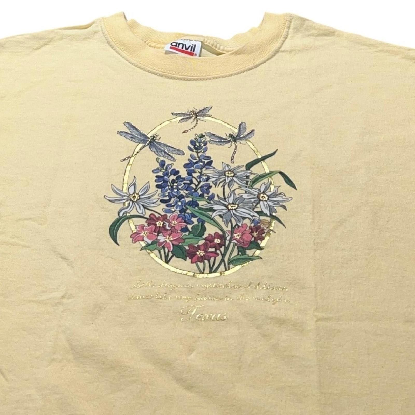 Other Vintage Texas Wildflowers Yellow T-shirt Size M / US 6-8 / IT 42-44 - 3 Thumbnail