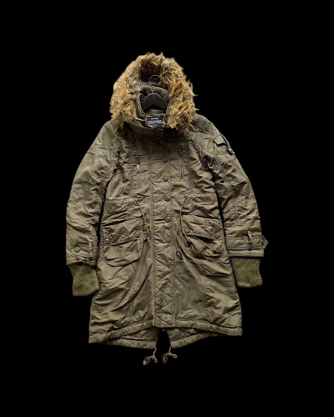 Le Grande Bleu (L.G.B.) 00s DOLLY ANGELA LGB IF SIX WAS NINE STYLE FAUX FUR PARKA Size M / US 6-8 / IT 42-44 - 1 Thumbnail