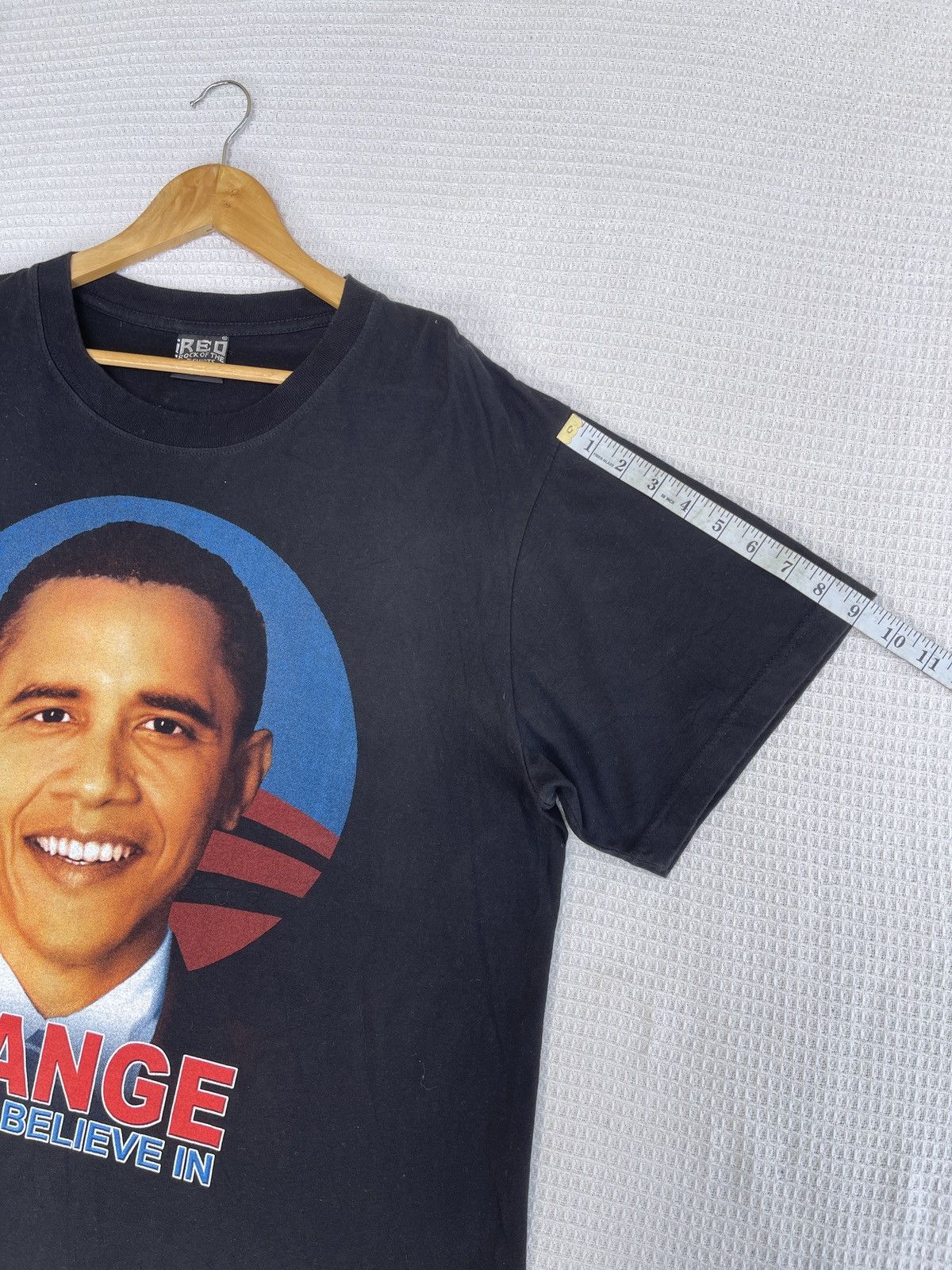 Rap Tees × Vintage Last Drop🔥Vtg OBAMA President’s Change We Can Believe In Tee Size US XL / EU 56 / 4 - 10 Thumbnail