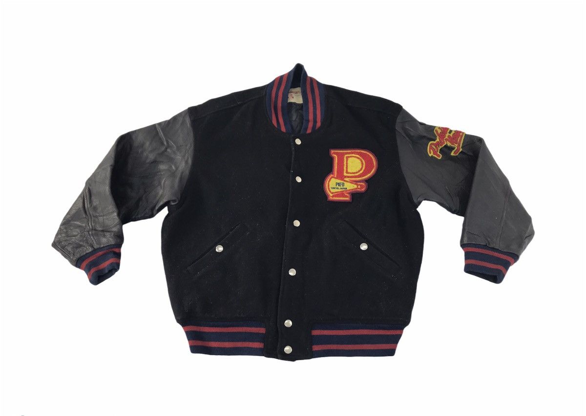 Leather Rare Prankish Flandre Tokyo Varsity Jacket Leather Sleeve Size US M / EU 48-50 / 2 - 2 Thumbnail