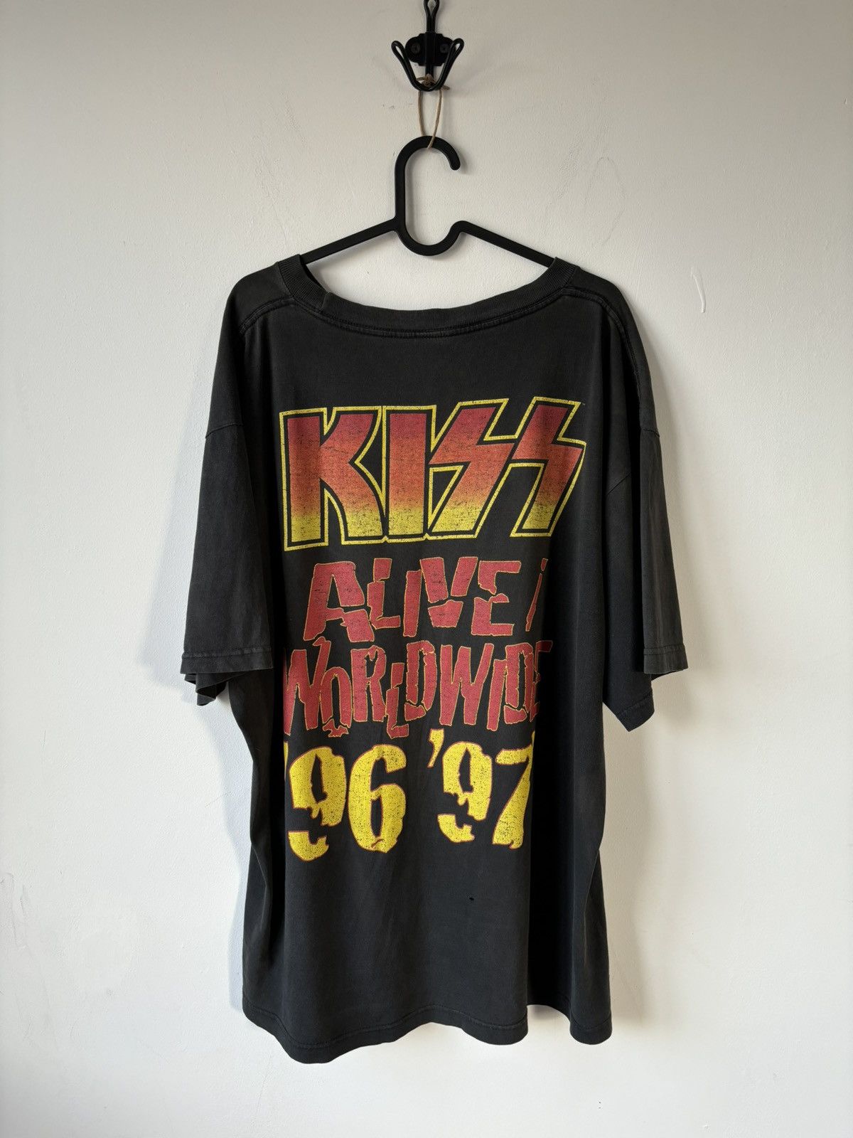 Band Tees × KISS VTG Kiss Alive Tour 96-97 Faded Flame Tee Size US XL / EU 56 / 4 - 2 Thumbnail