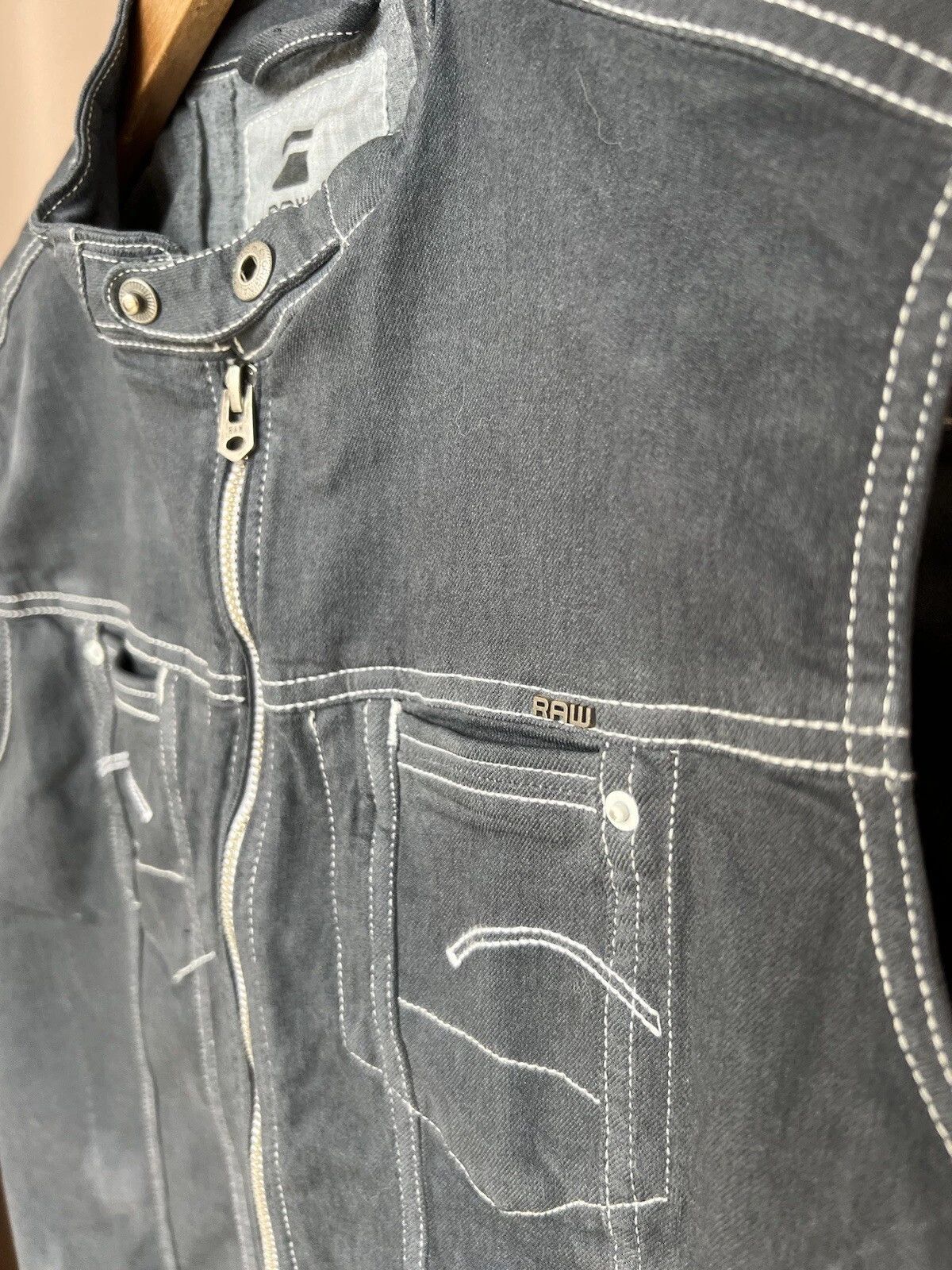 G-Star G-Star Raw Denim Vest Womens Size L Grey Sleeveless Size L / US 10 / IT 46 - 7 Thumbnail