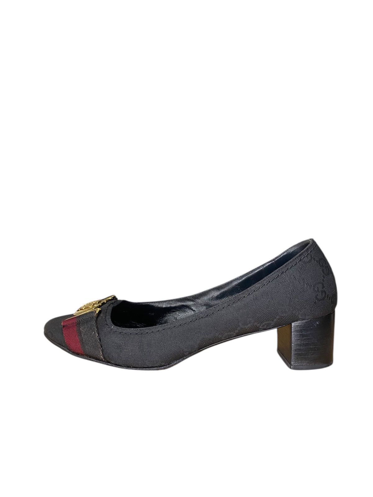 Gucci Gucci pumps in black GG canvas Size US 8.5 / IT 38.5 - 1 Thumbnail