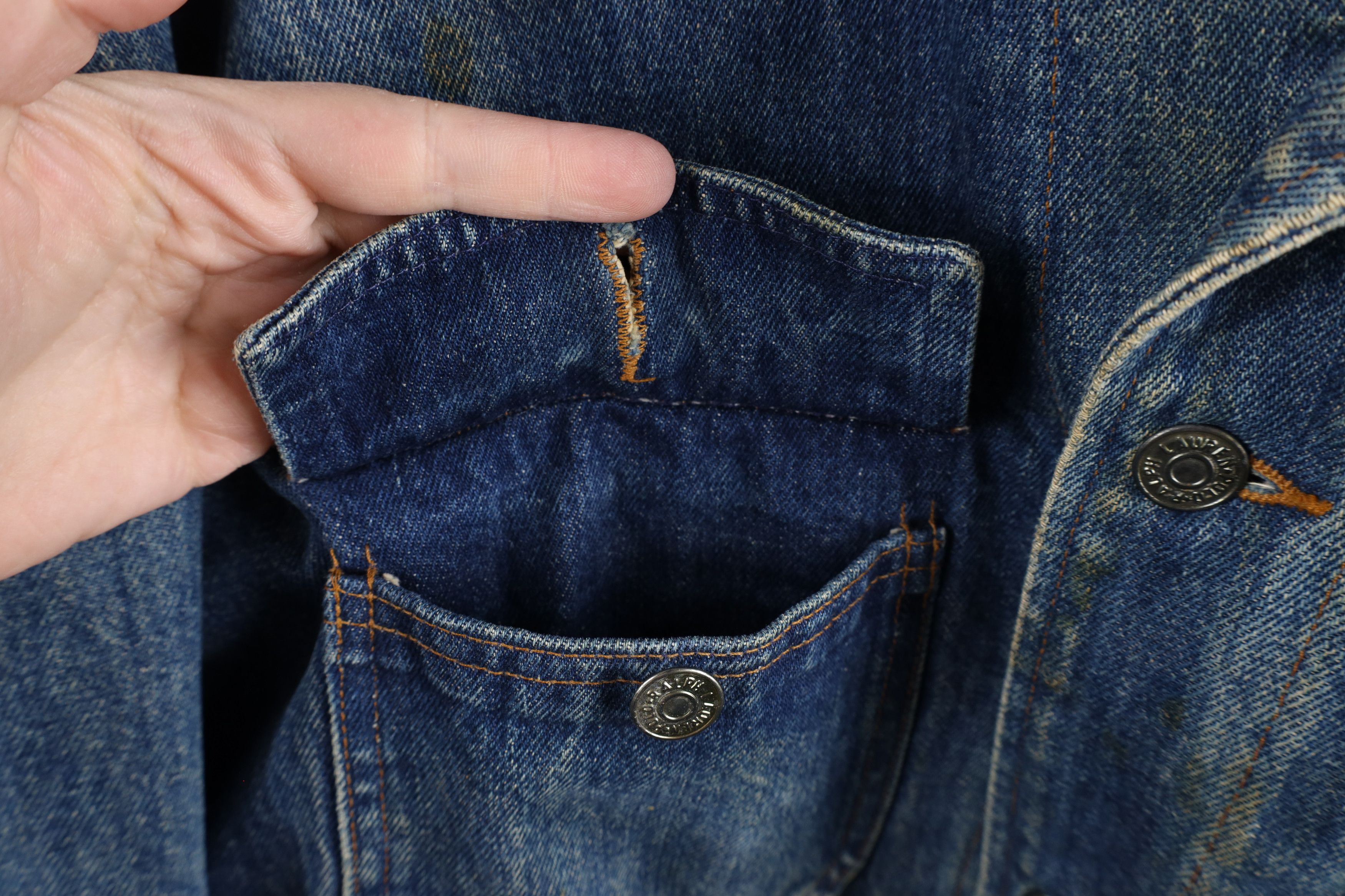 Ralph Lauren × Vintage Vintage 90s Ralph Lauren Dungarees Denim Trucker Jacket Size US XL / EU 56 / 4 - 9 Thumbnail