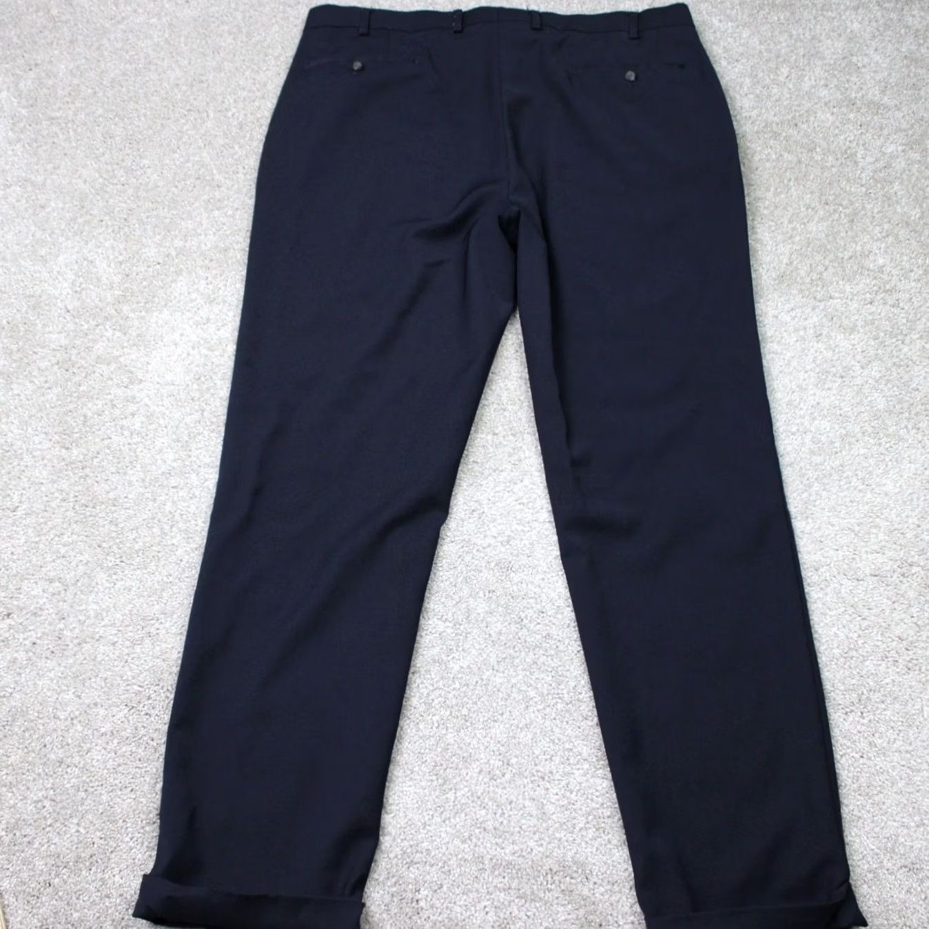 Ralph Lauren LAUREN Ralph Lauren Pants Mens 38x32 Black Wool Pleated Stretch Dress Pants Regular, 90s, Preppy, Business, Formal Mens Clothes Size US 38 / EU 54 - 6 Thumbnail
