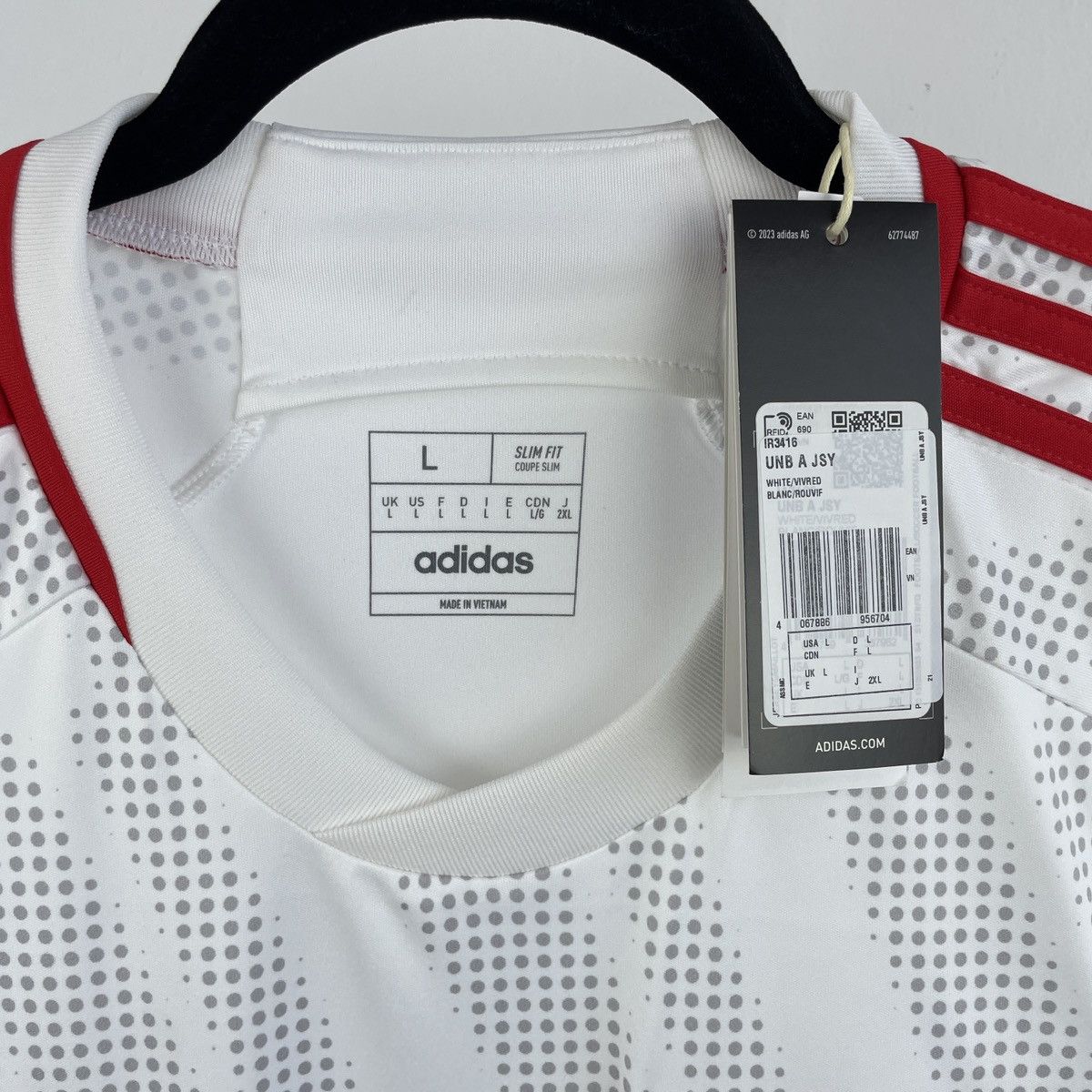 Adidas Union Berlin Away Adidas Men’s Jersey Shirt 2023/2024 sz L Size US L / EU 52-54 / 3 - 4 Thumbnail
