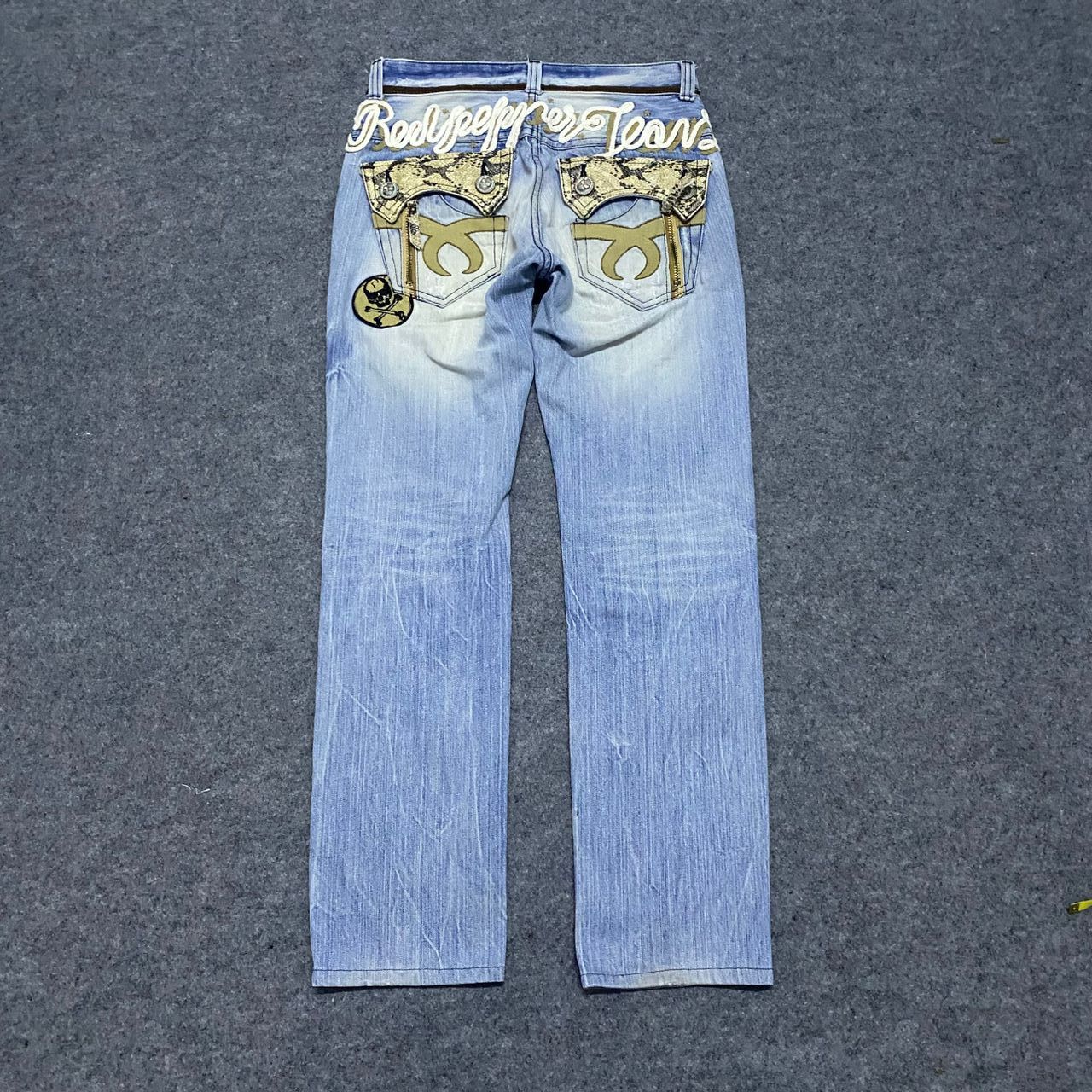 If Six Was Nine 💥Best Offer💥Vintage Red Pepper Punk Distressed Denim Size US 30 / EU 46 - 2 Thumbnail