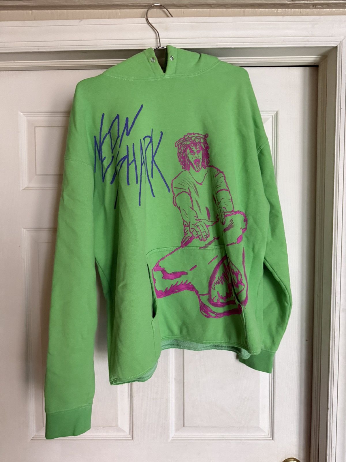 Trippie Redd Trippie redd neon shark hoodie Size US XL / EU 56 / 4 - 1 Thumbnail