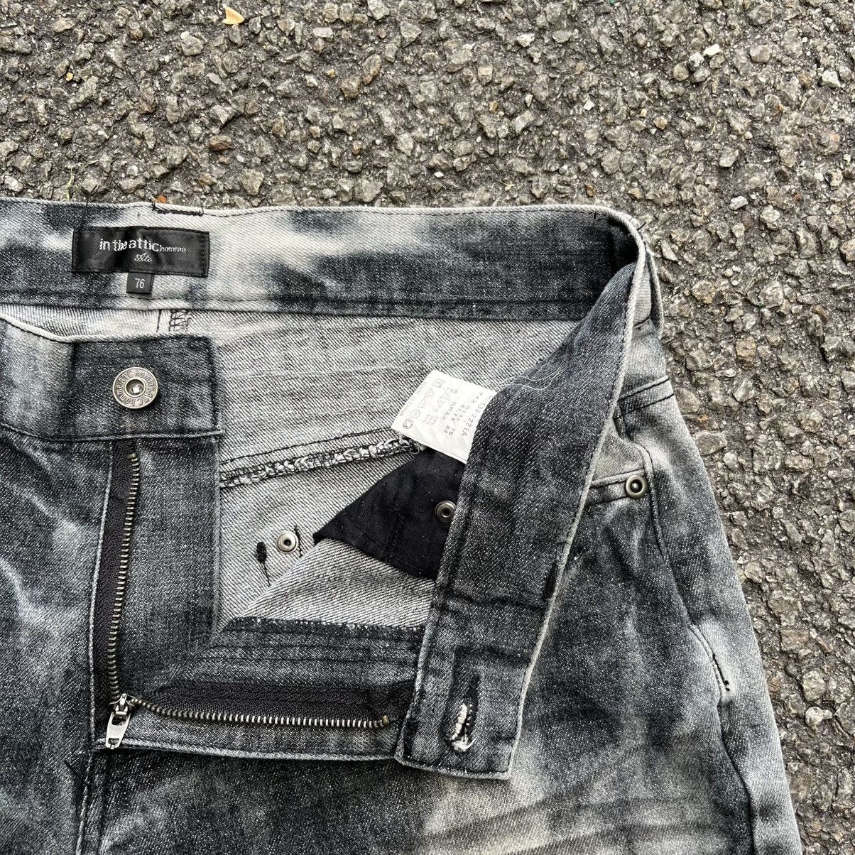 Hysteric Glamour In the Attic Jeans Acid Wash Smoke Distressed Punk Denim Size US 30 / EU 46 - 6 Thumbnail