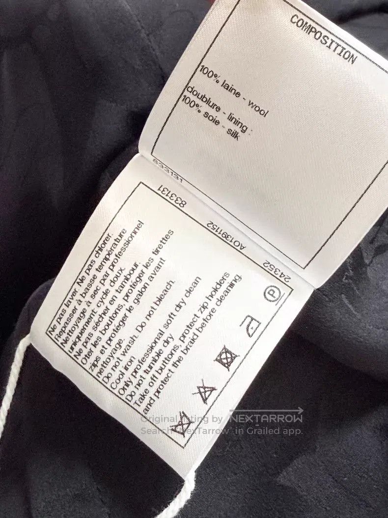 Chanel Chanel Classic long-sleeved jacket with white rolled edge Size XXS / US 00 / IT 34 - 7 Thumbnail