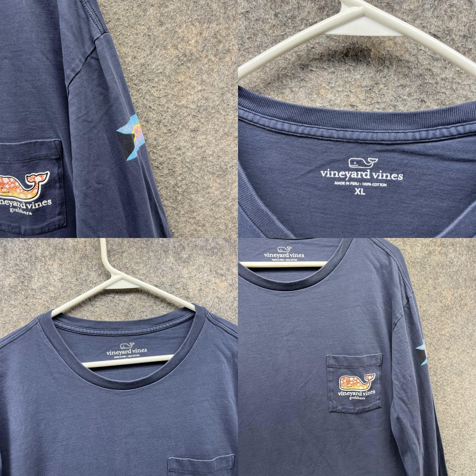 Vineyard Vines Vineyard Vines Shirt Men XL Blue Crewneck Long Sleeve Pocket Size US XL / EU 56 / 4 - 8 Thumbnail