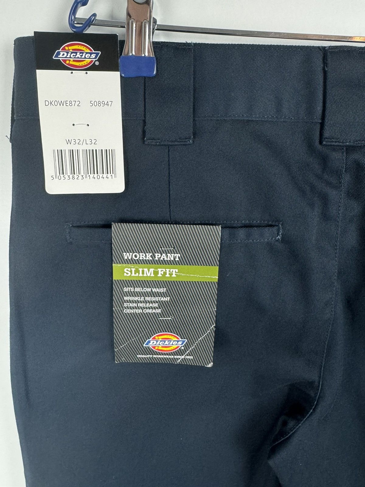 Carhartt Dickies 32x32 Slim Fit Dark Navy Streetwear Pants Size US 32 / EU 48 - 5 Thumbnail