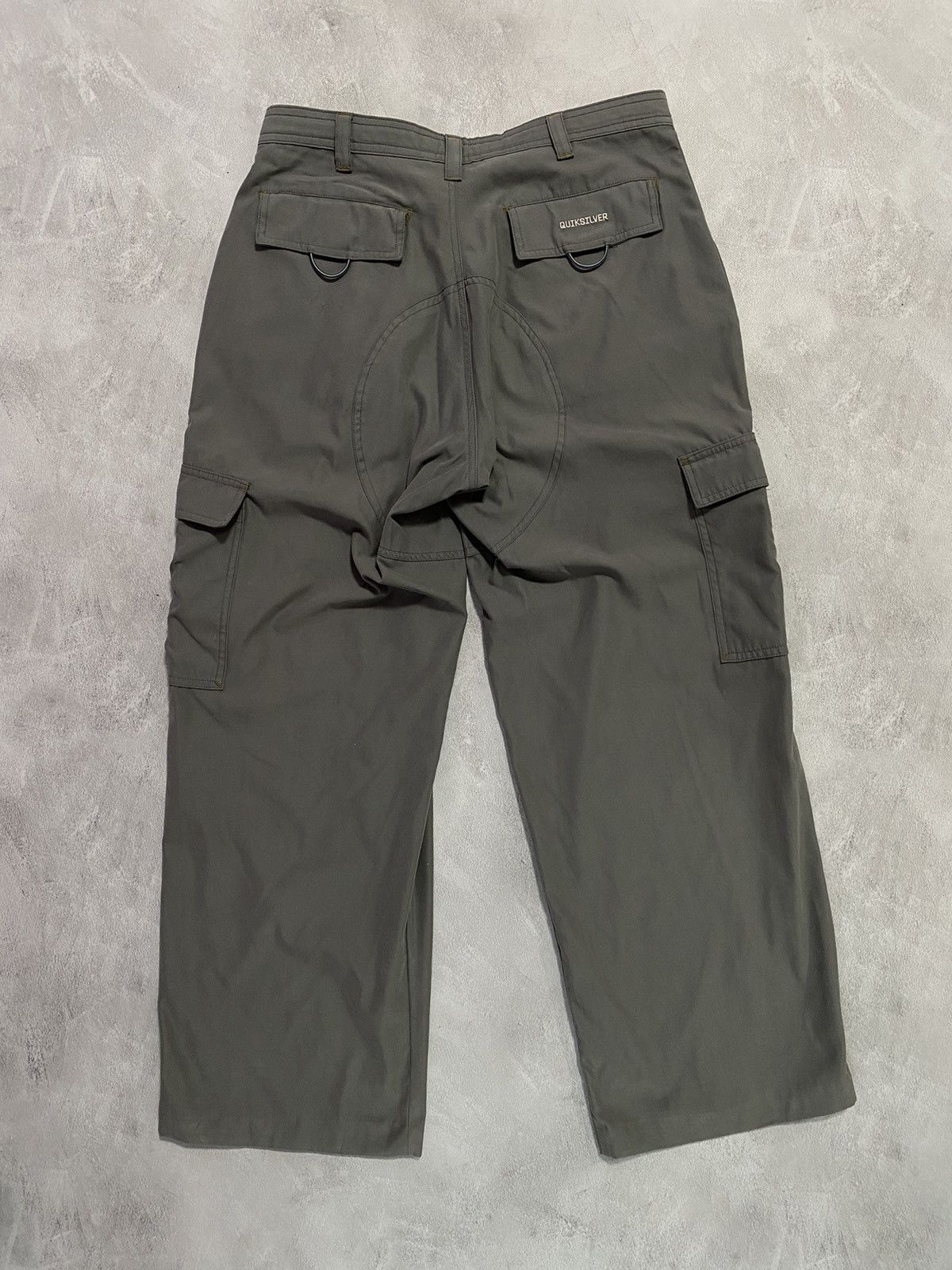 Japanese Brand × Quiksilver Vintage 90s y2k crazy pants cargo Quiksilver velvet SIZE - M Size US 33 - 6 Thumbnail