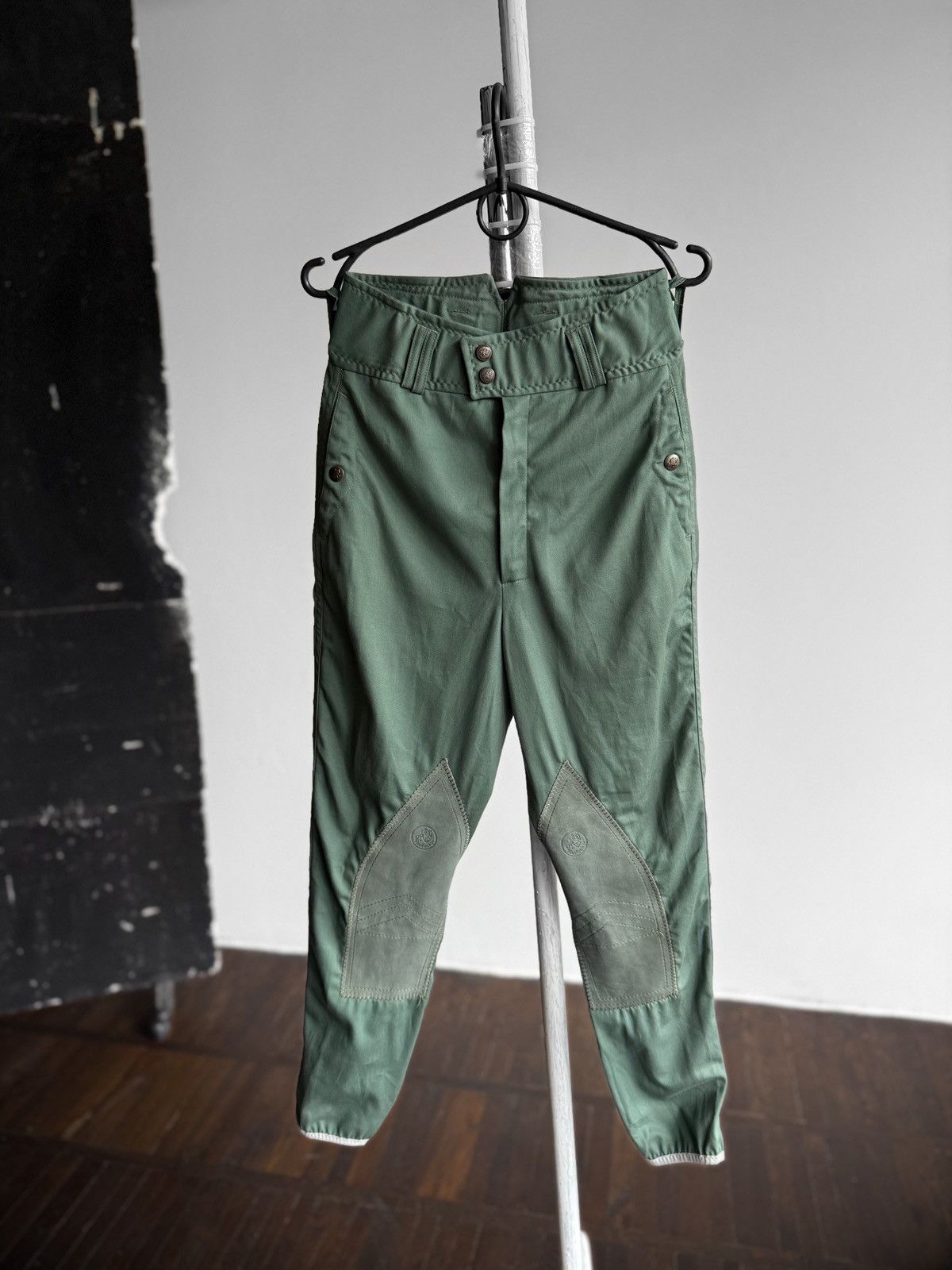 Designer Kentucky Vintage 80s High Waist Horse Riding Jodhpurs Pants Size 24" / US 00 / IT 34 - 1 Thumbnail