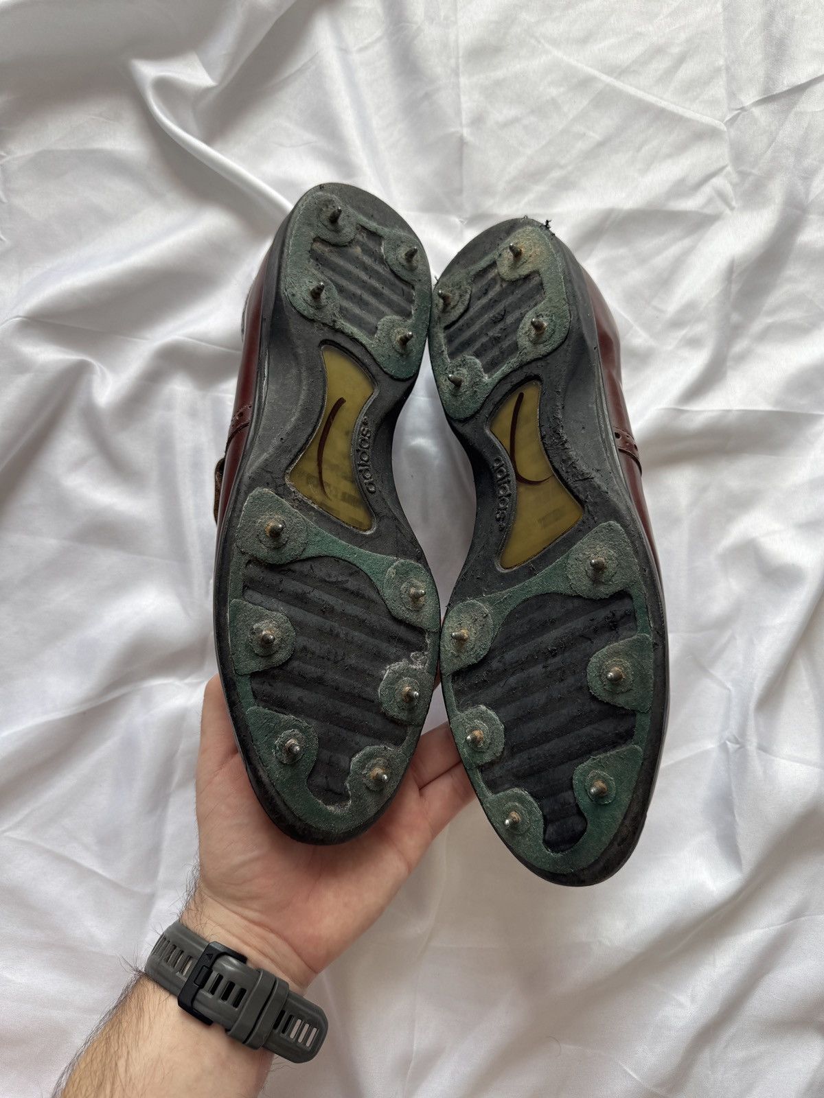 Adidas 1993 Adidas Golf Saddle Vintage Rare Retro Leather Shoes Size US 11 / EU 44 - 11 Thumbnail