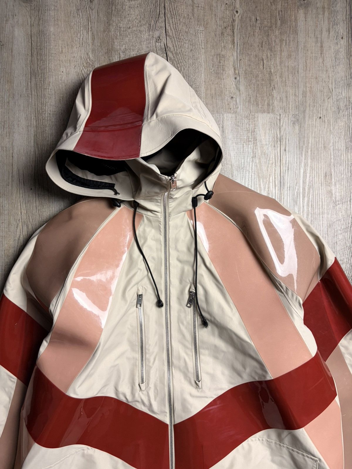 Gucci Gucci FW22 Runway Sample Jacket Graphic Patent Inlays Size US XL / EU 56 / 4 - 4 Thumbnail