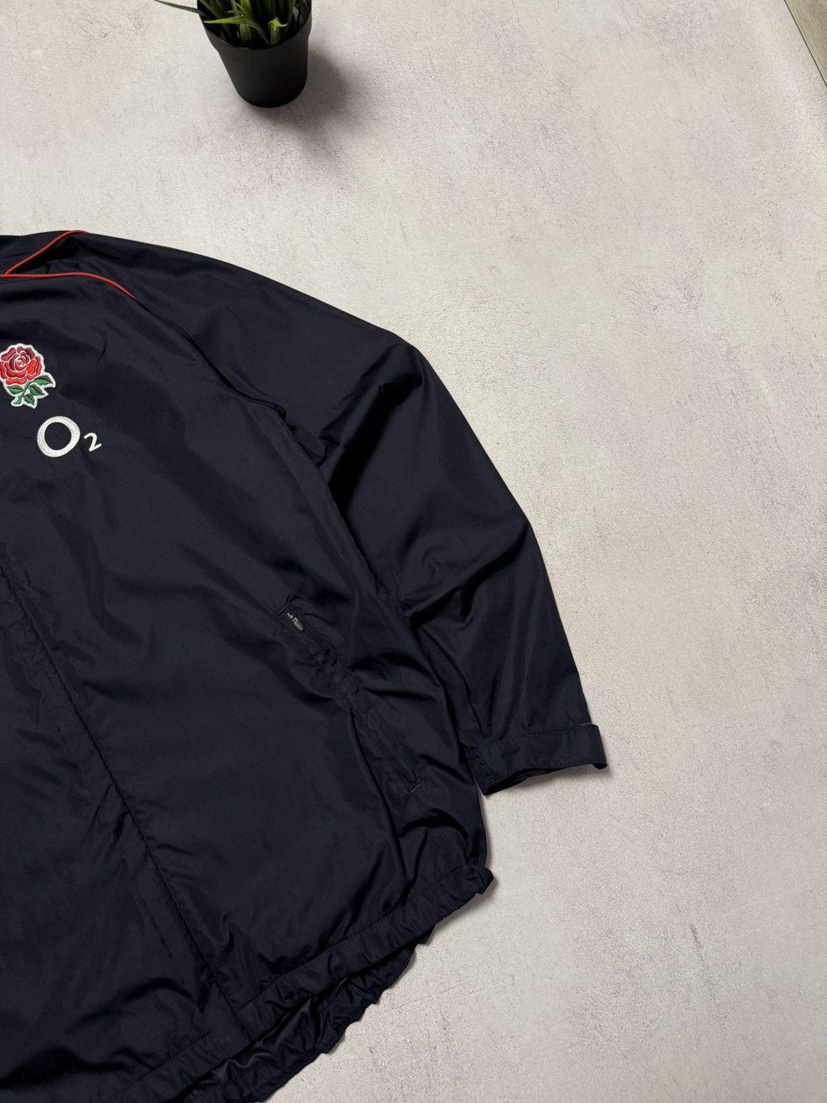 Nike × Vintage Vintage Nike England Rugby Jacket Nylon Windbreaker 90s Size US L / EU 52-54 / 3 - 4 Thumbnail