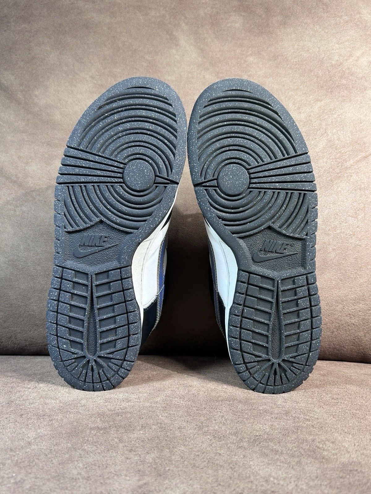 Nike Nike Dunk Low GS Black/Black-Hyper Royal Size 7Y (NO BOX) Size US 7 / IT 37 - 6 Thumbnail