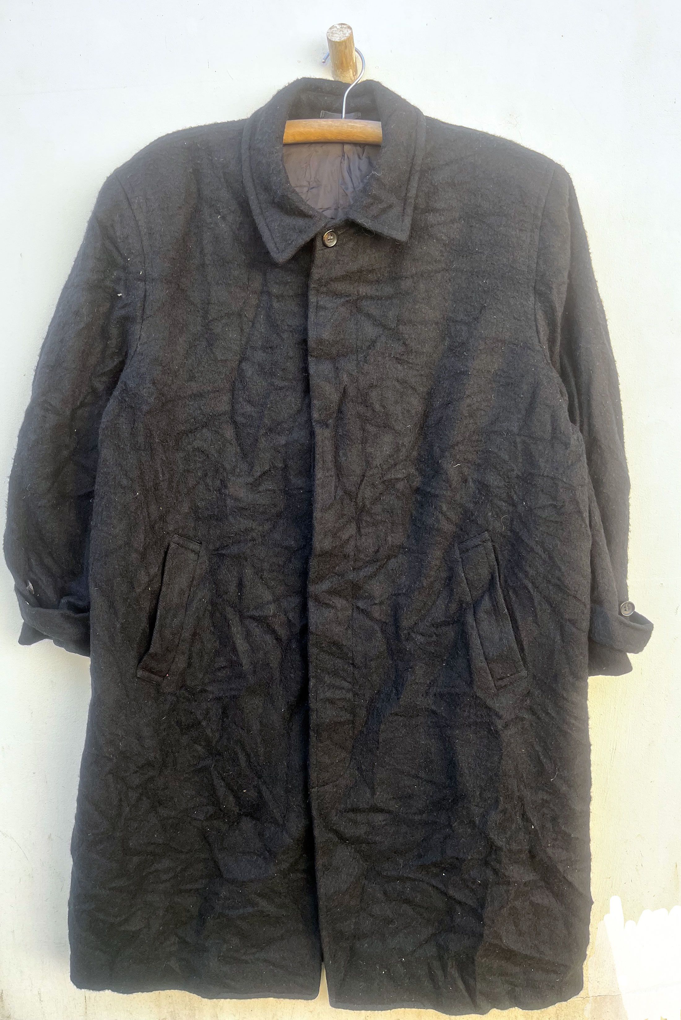 Comme des Garcons Homme Comme des Garcons Collared Long Coat Jacket Size US M / EU 48-50 / 2 - 1 Thumbnail