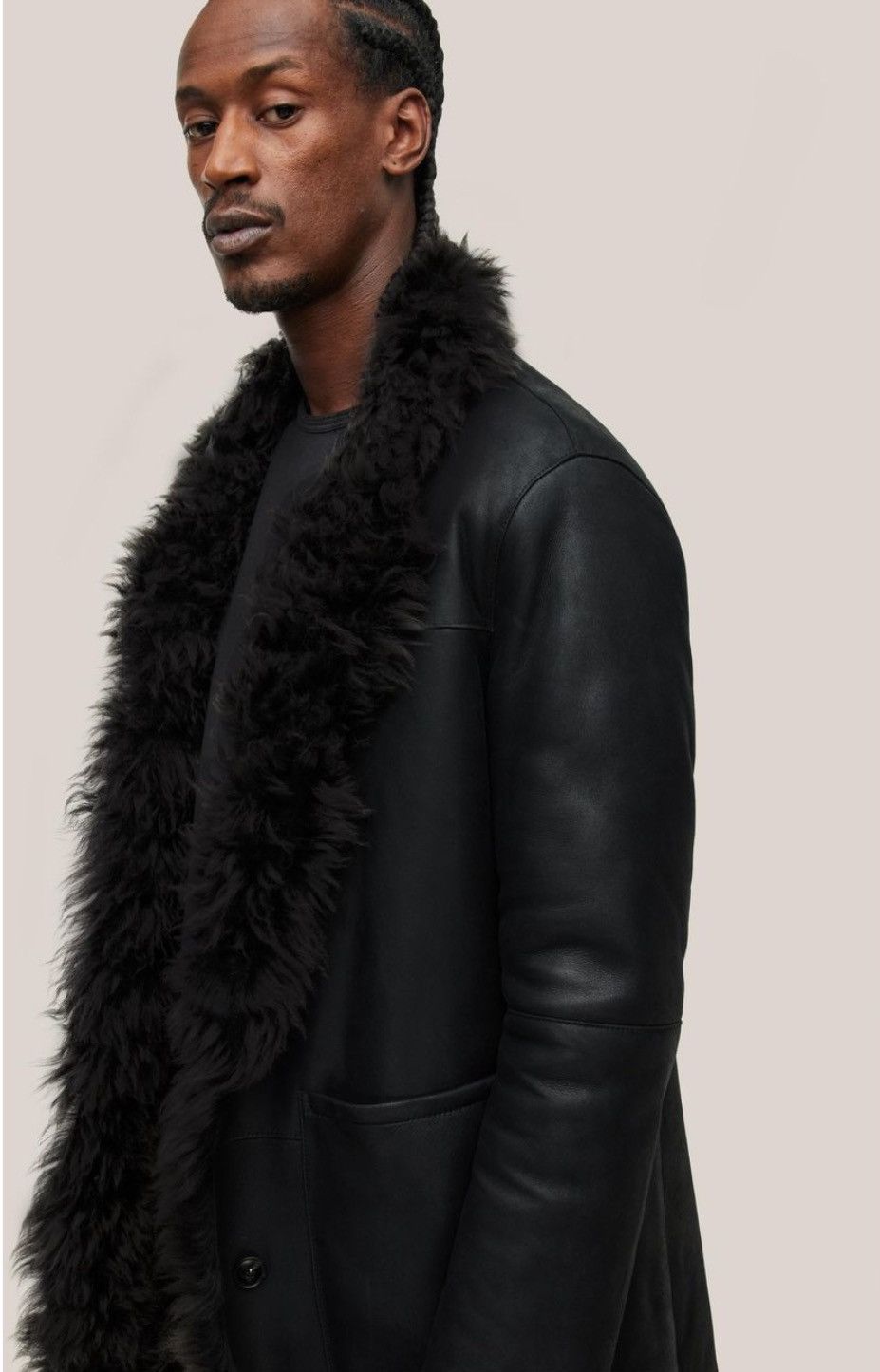 John Varvatos Reversible Shearling Coat. 54 Size US L / EU 52-54 / 3 - 4 Thumbnail