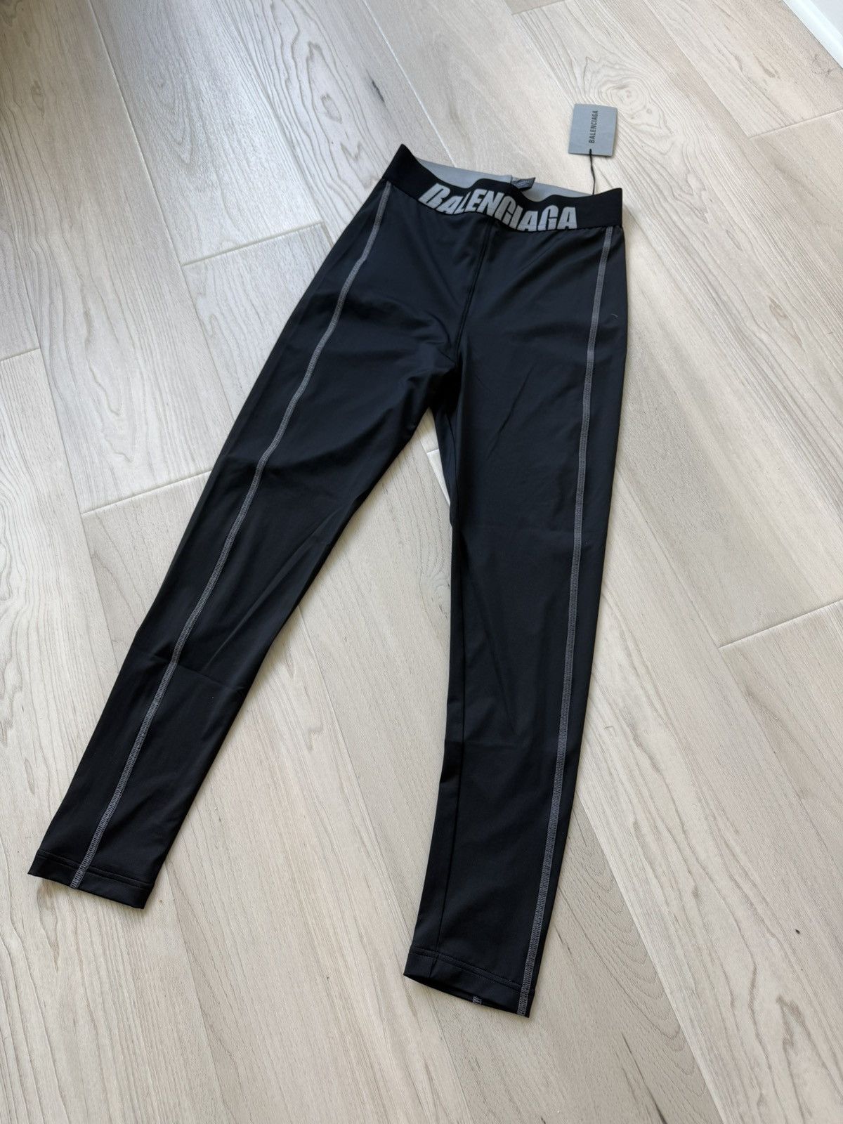 Balenciaga Balenciaga Athletic Cut Leggings Size 26" / US 2 / IT 38 - 3 Thumbnail