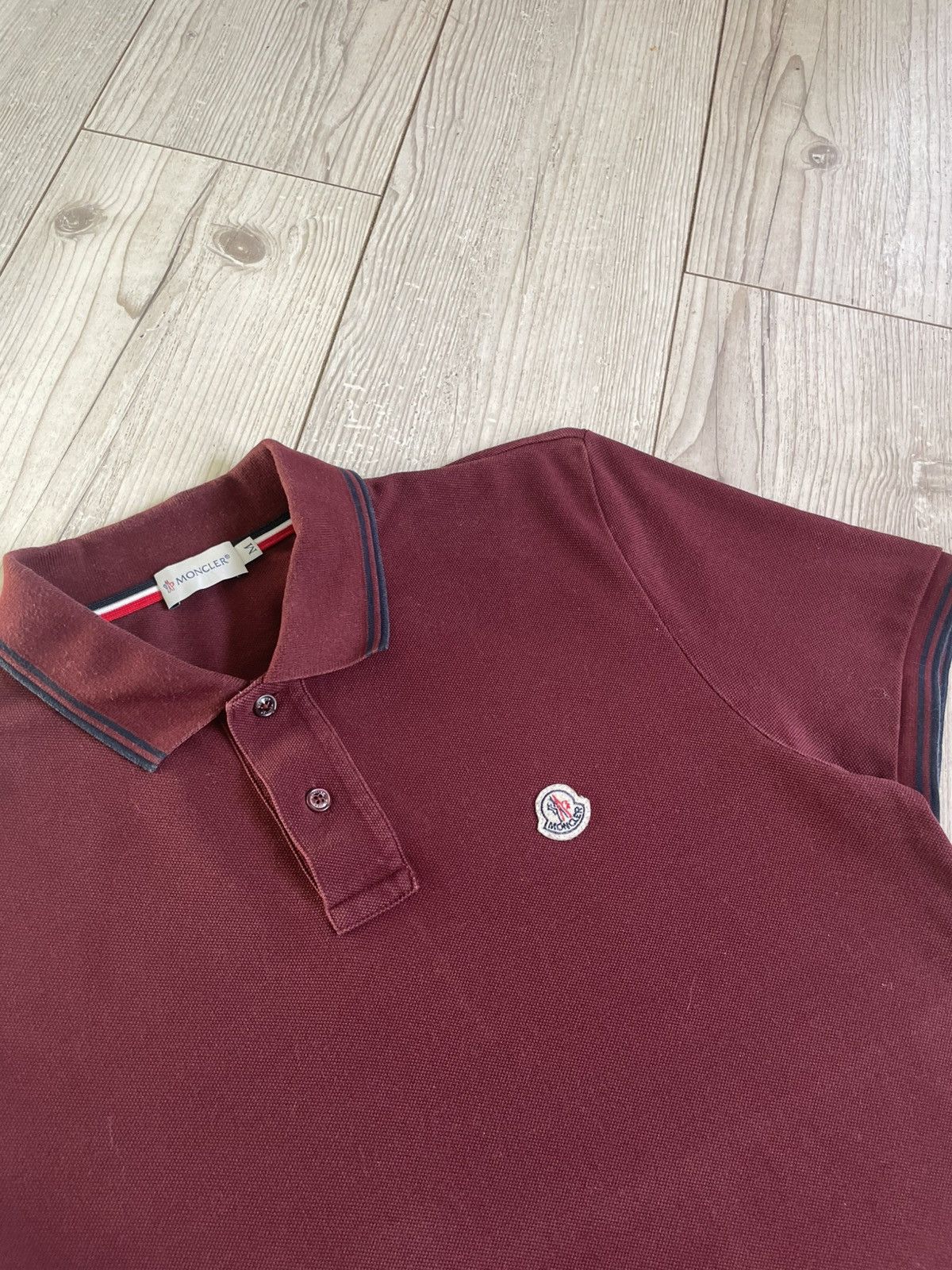 Moncler Moncler Polo Maglia Manica Corta Logo Size US M / EU 48-50 / 2 - 9 Thumbnail