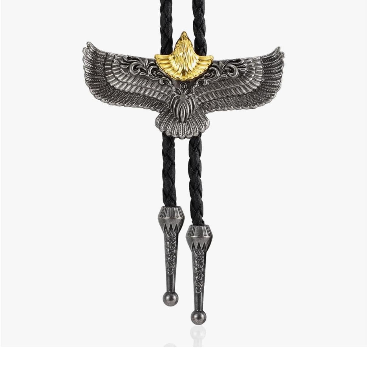 Other Eagle Gold Western Bolo Tie Size ONE SIZE - 1 Thumbnail