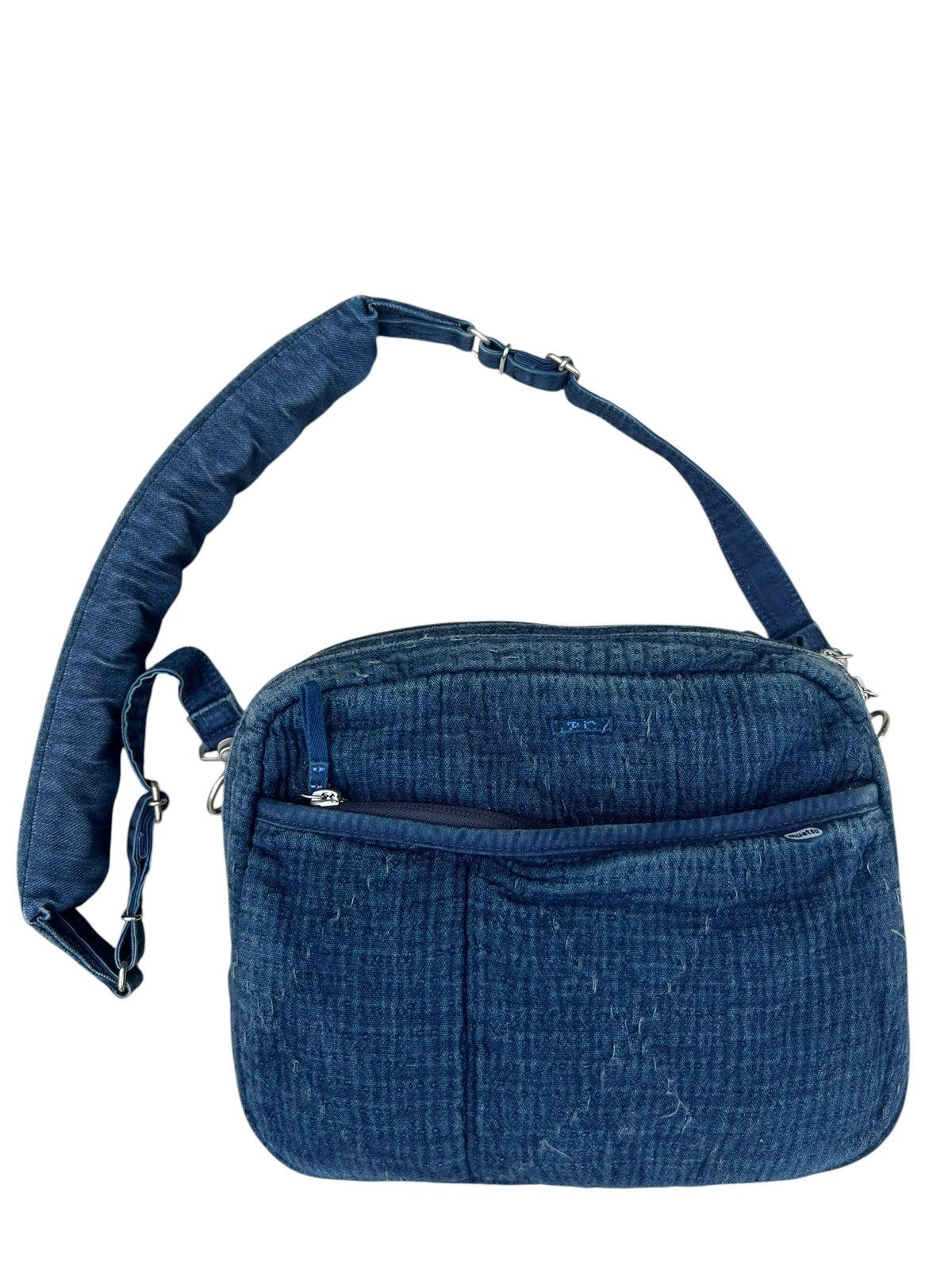Porter Classic Porter Classic X Muatsu Fade Indigo Newton Sashiko Sling Bag Size ONE SIZE - 2 Thumbnail